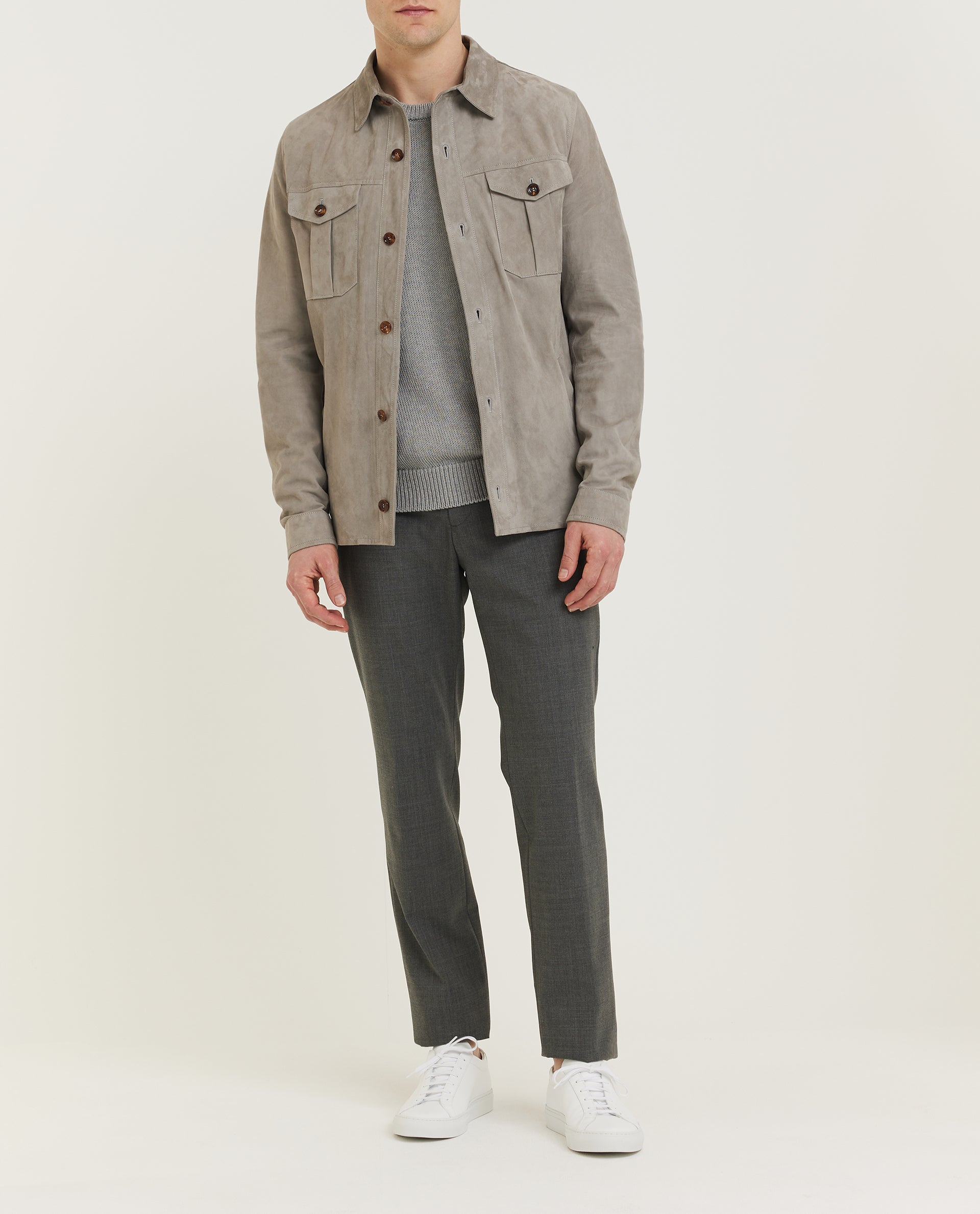 Suede Overshirt