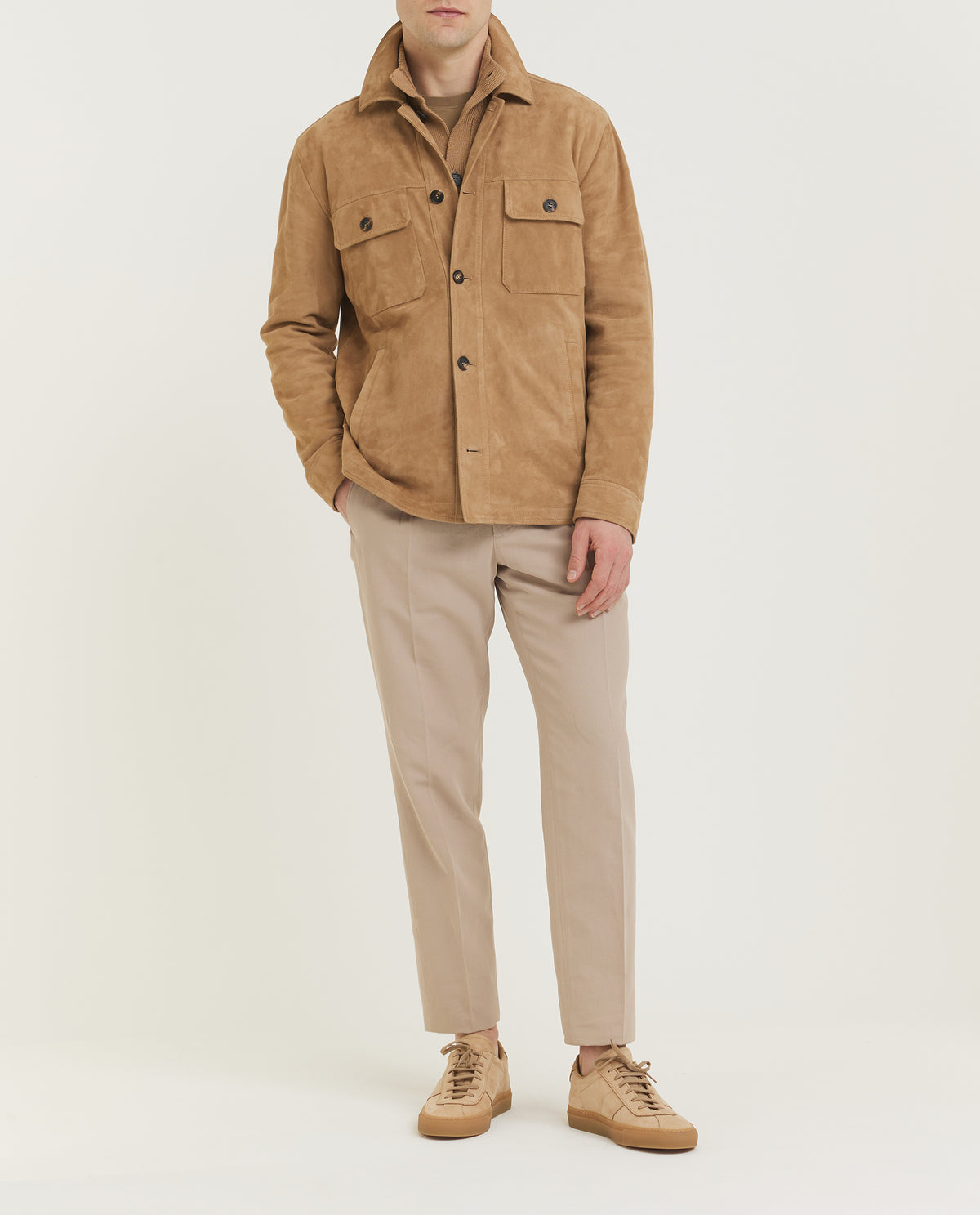 Suede Overshirt