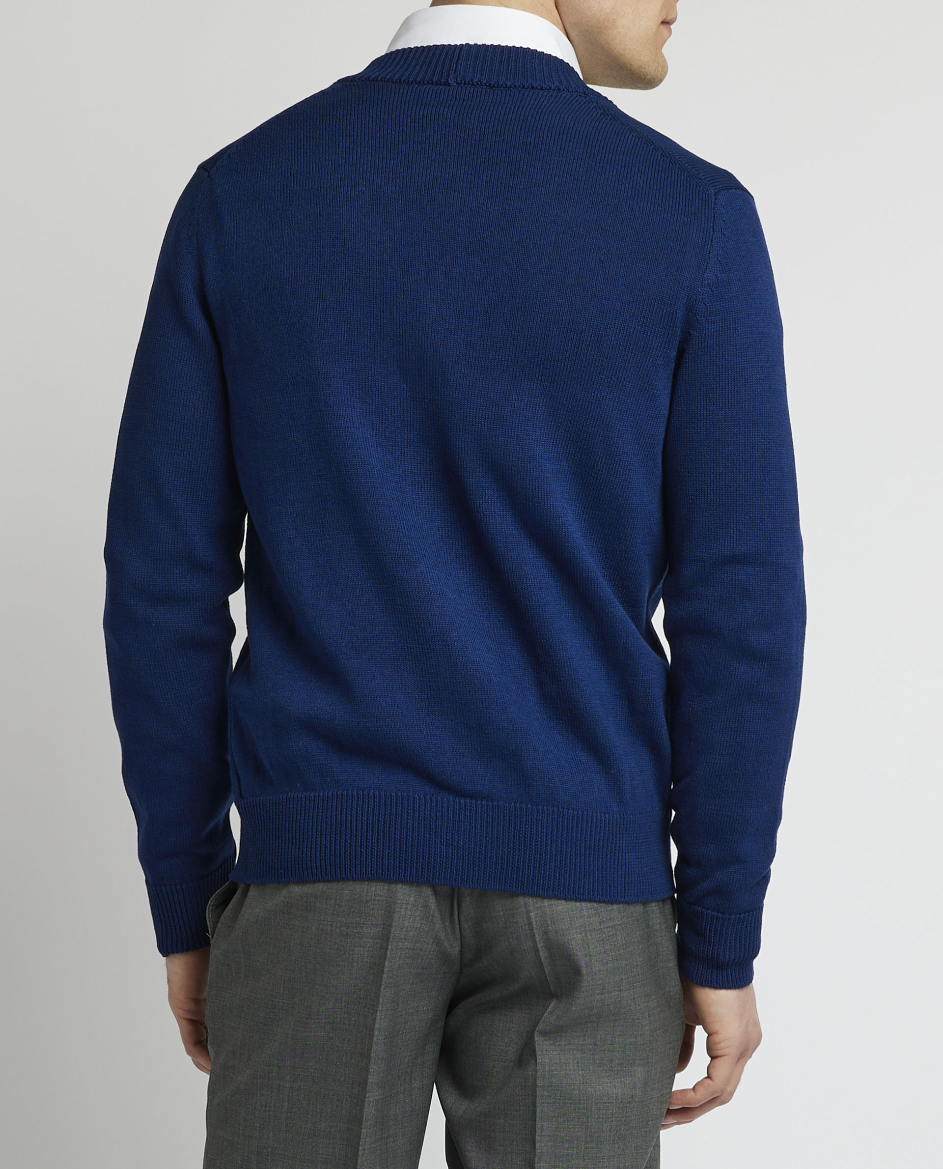 Katoenen Cardigan - Blauw