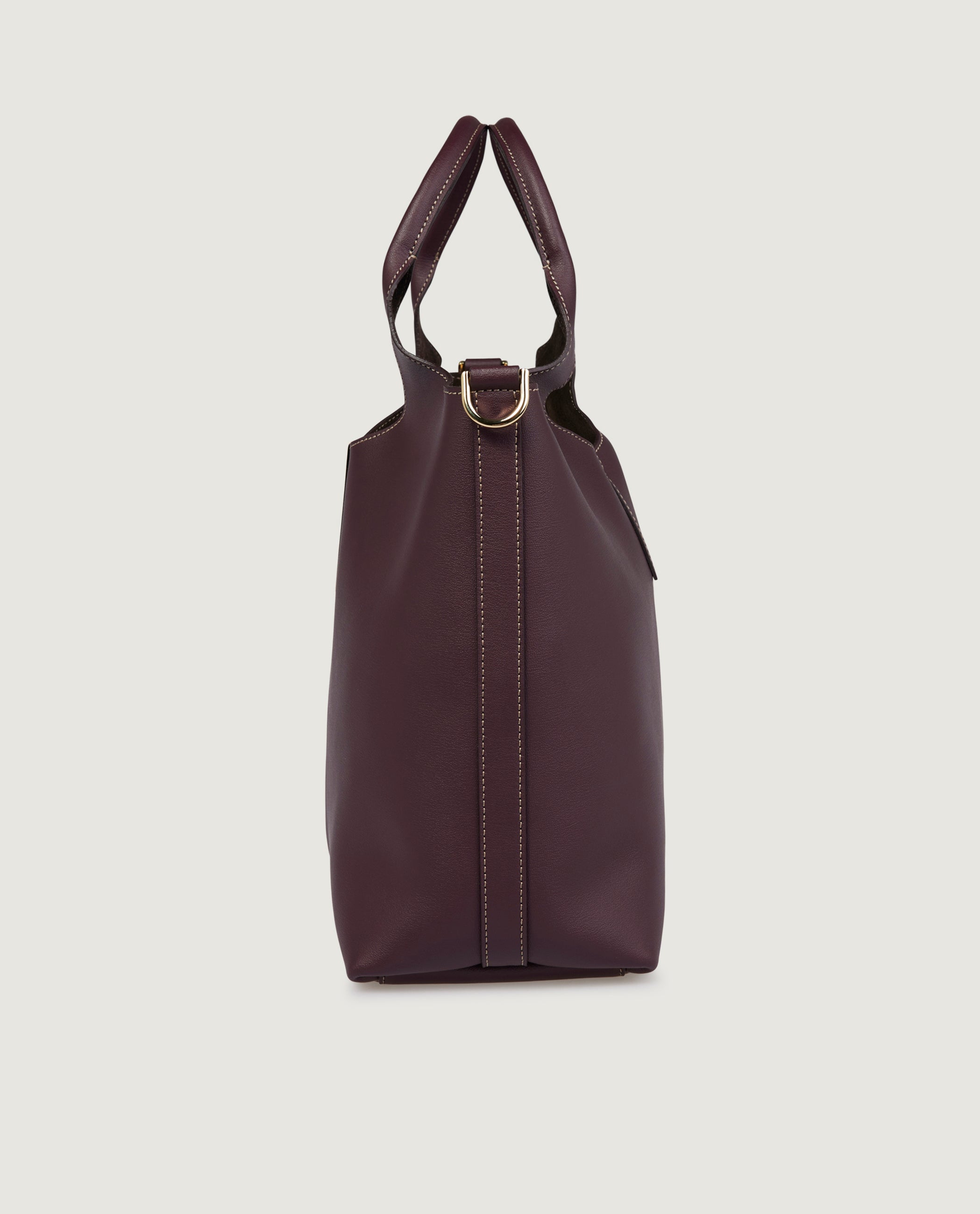 Mini Tote Shopping Tas - Paars