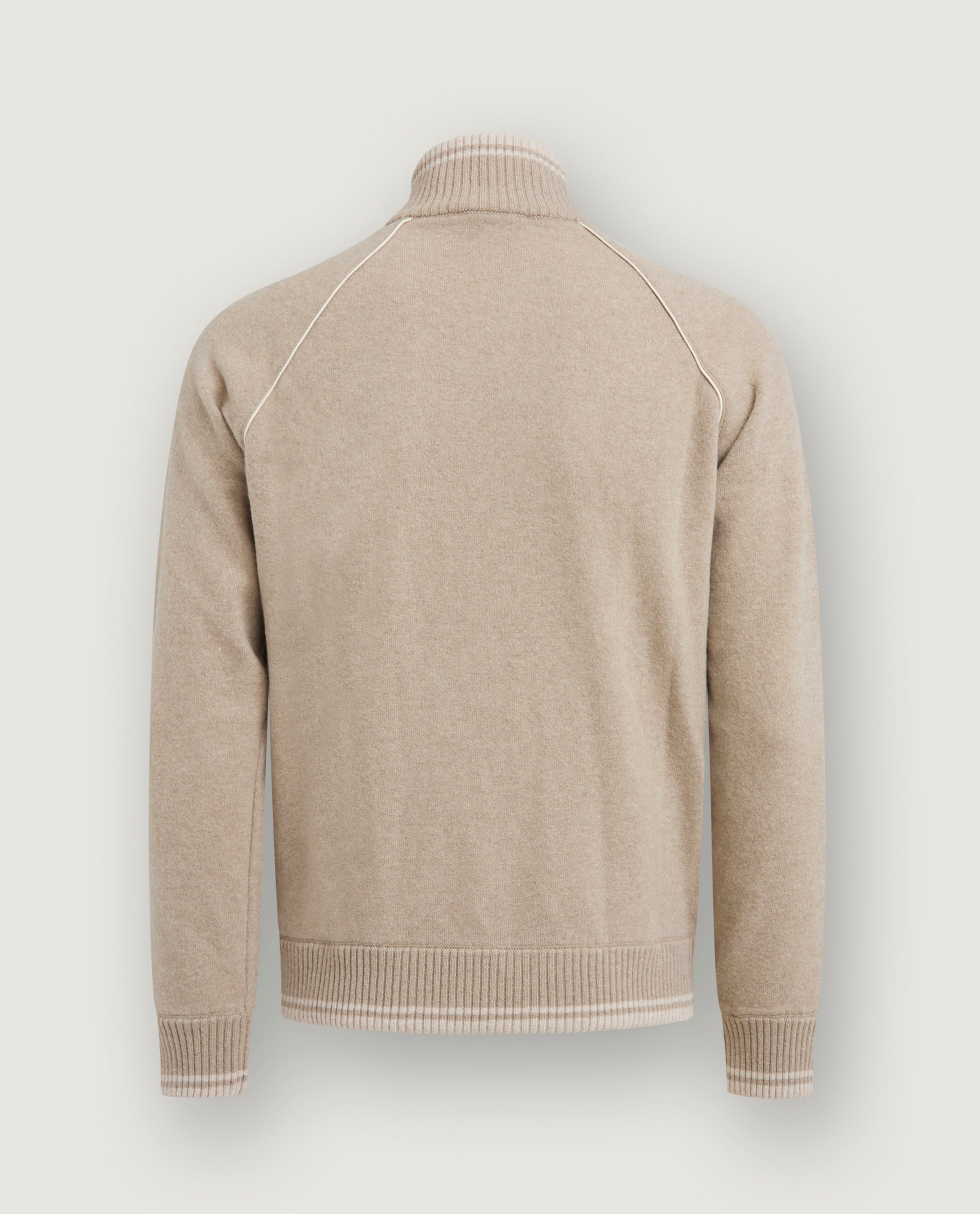 Wool Cashmere Raglan Cardigan