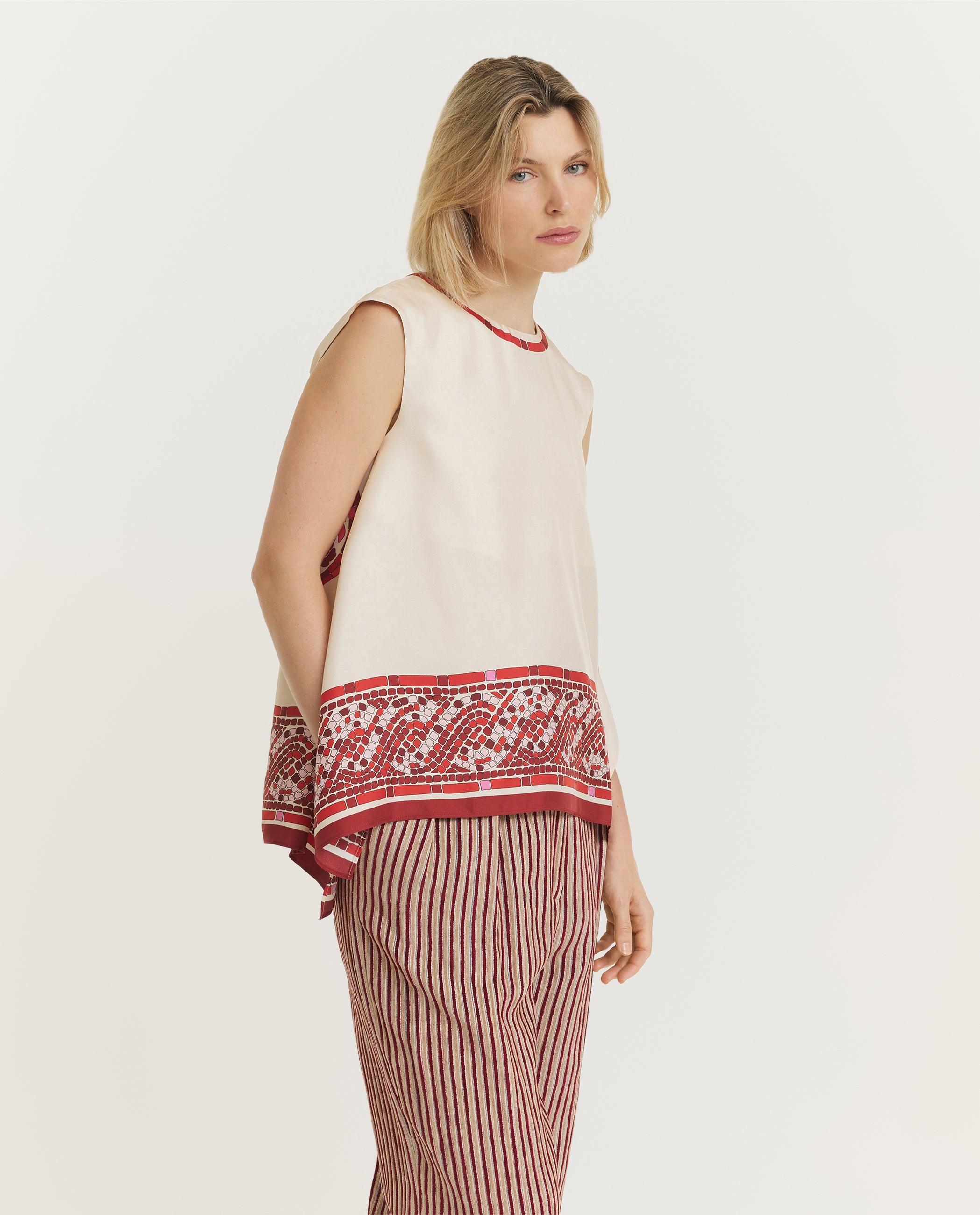 San Carlo Top - Ecru