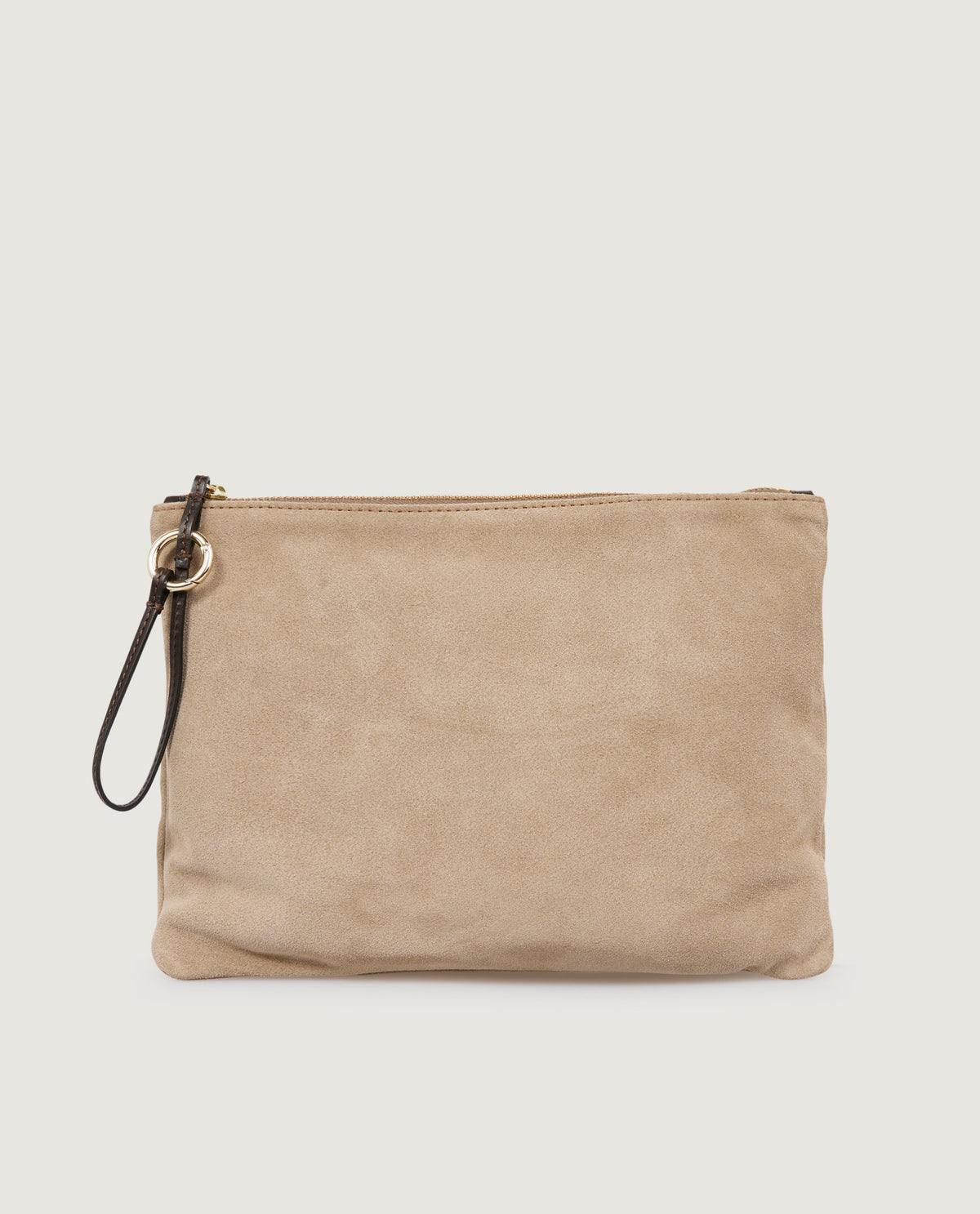 Suede Etui - Lichtbruin