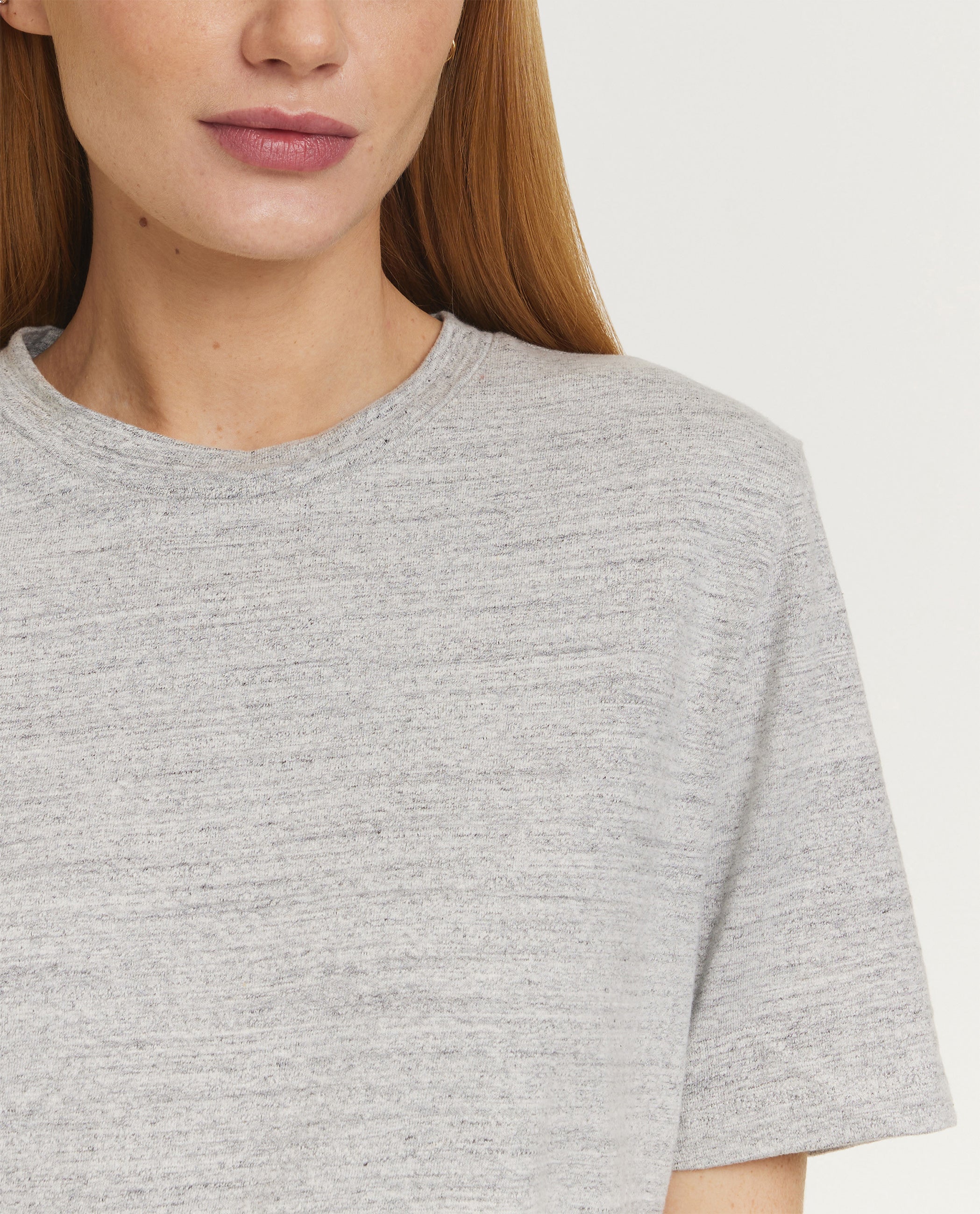 Oversized katoenen T-shirt