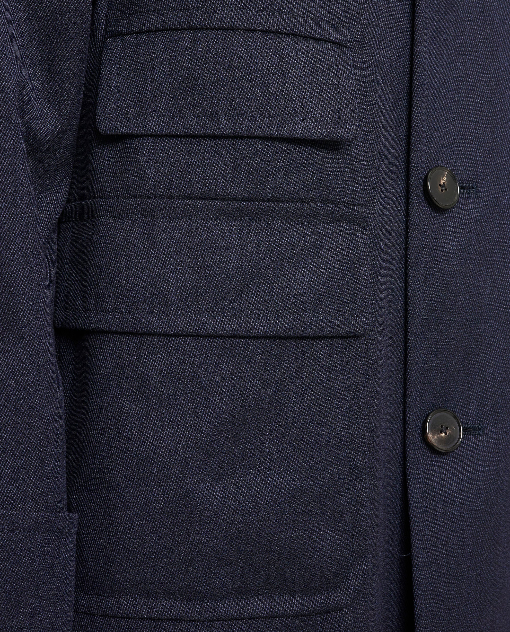 Corb 2 Twill Overjas - Donkerblauw