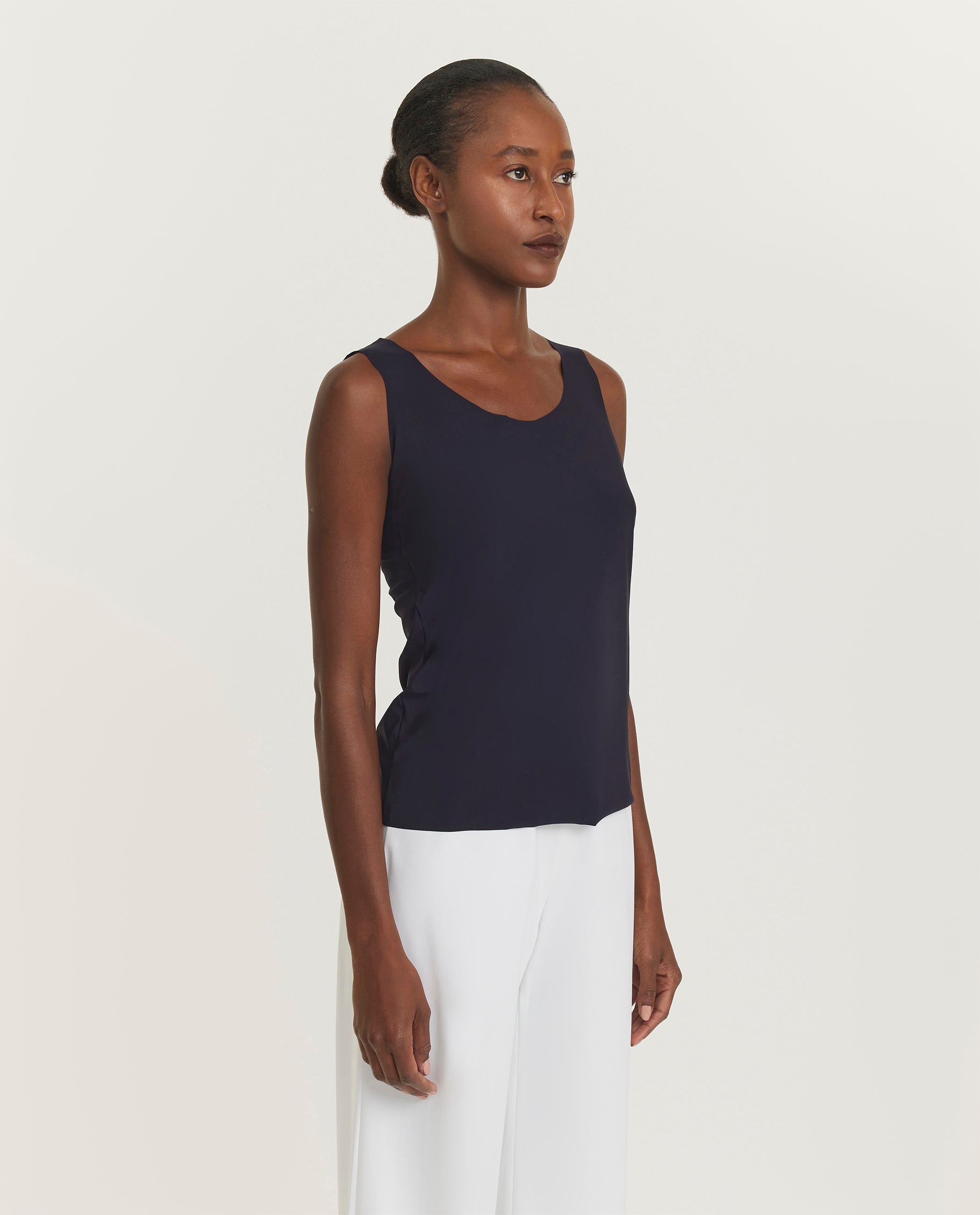 Mouwloze top - Donkerblauw