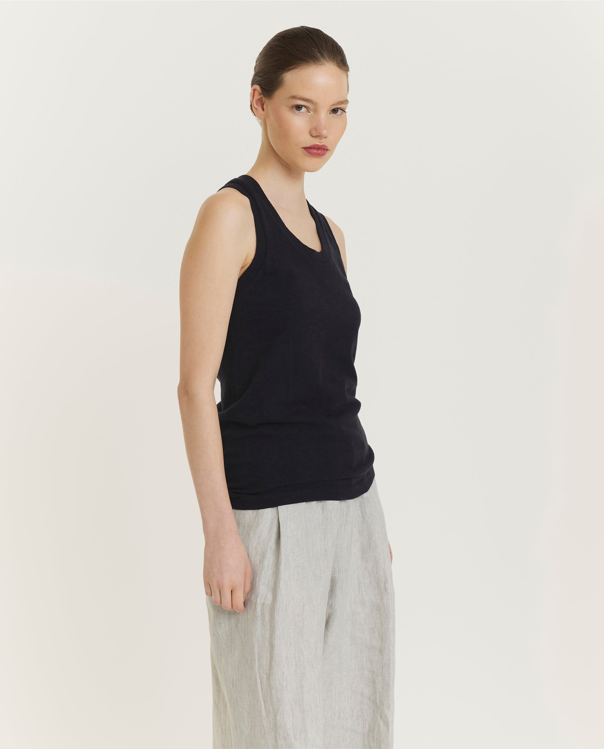 N°270 'Vest' Tanktop - Donkerblauw