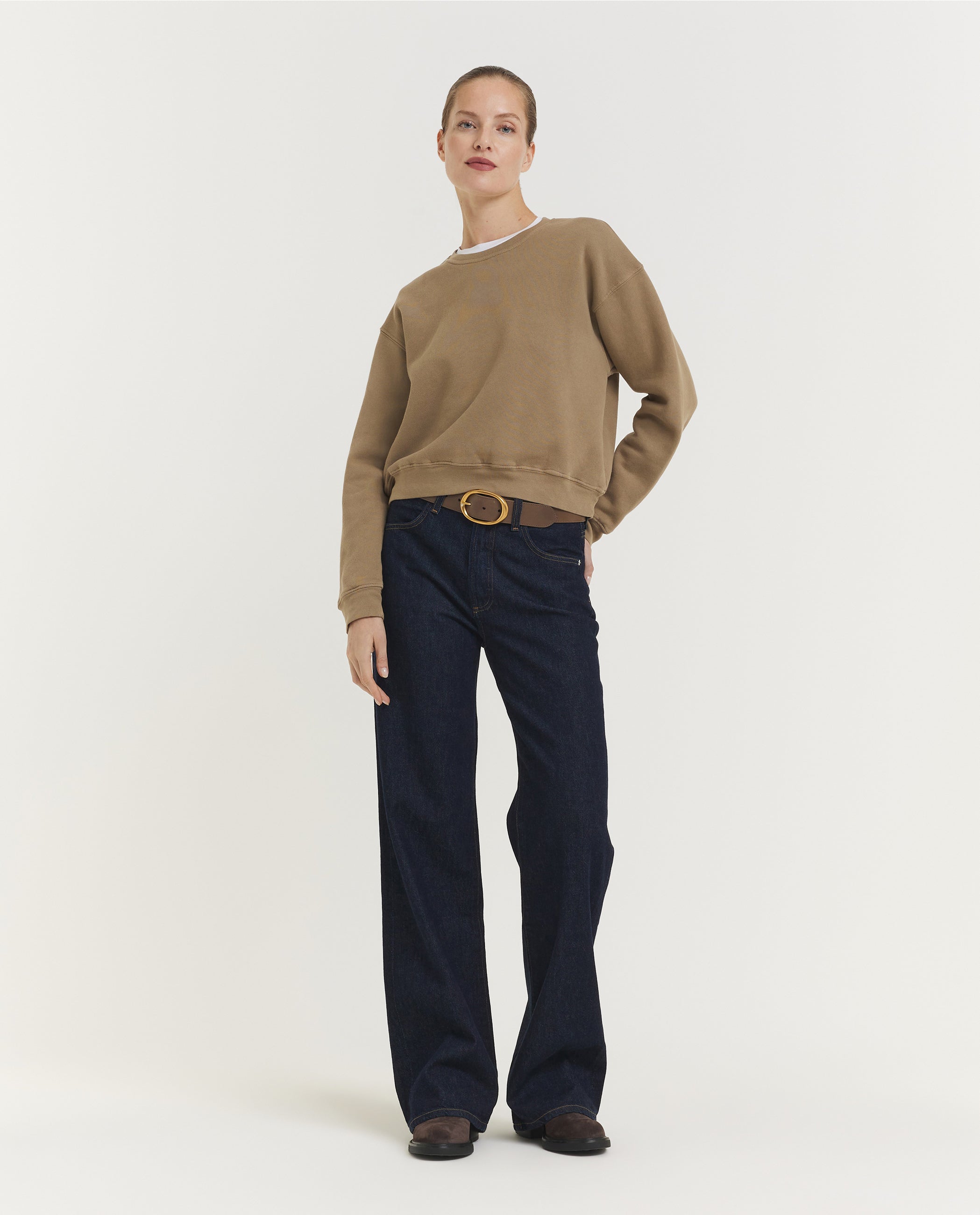 Annina Wijde Jeans - Donkerblauw