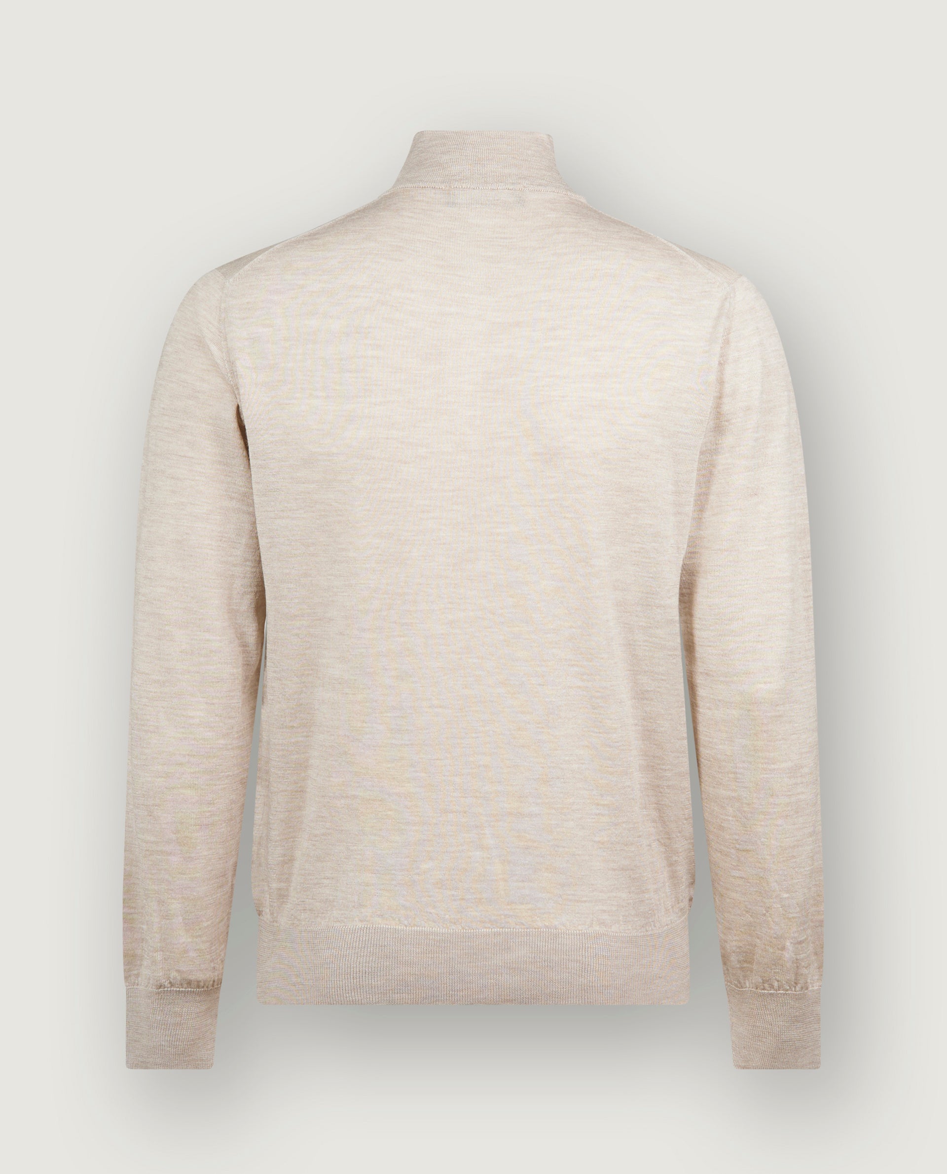 Half Zip Trui - Lichtbruin