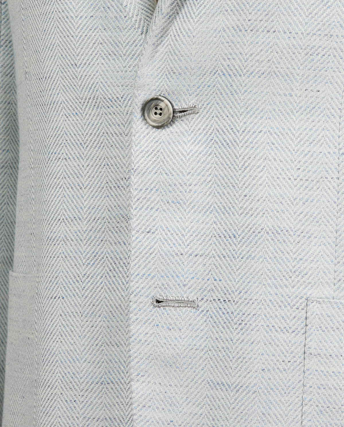 Visgraat Jasje - Lichtblauw