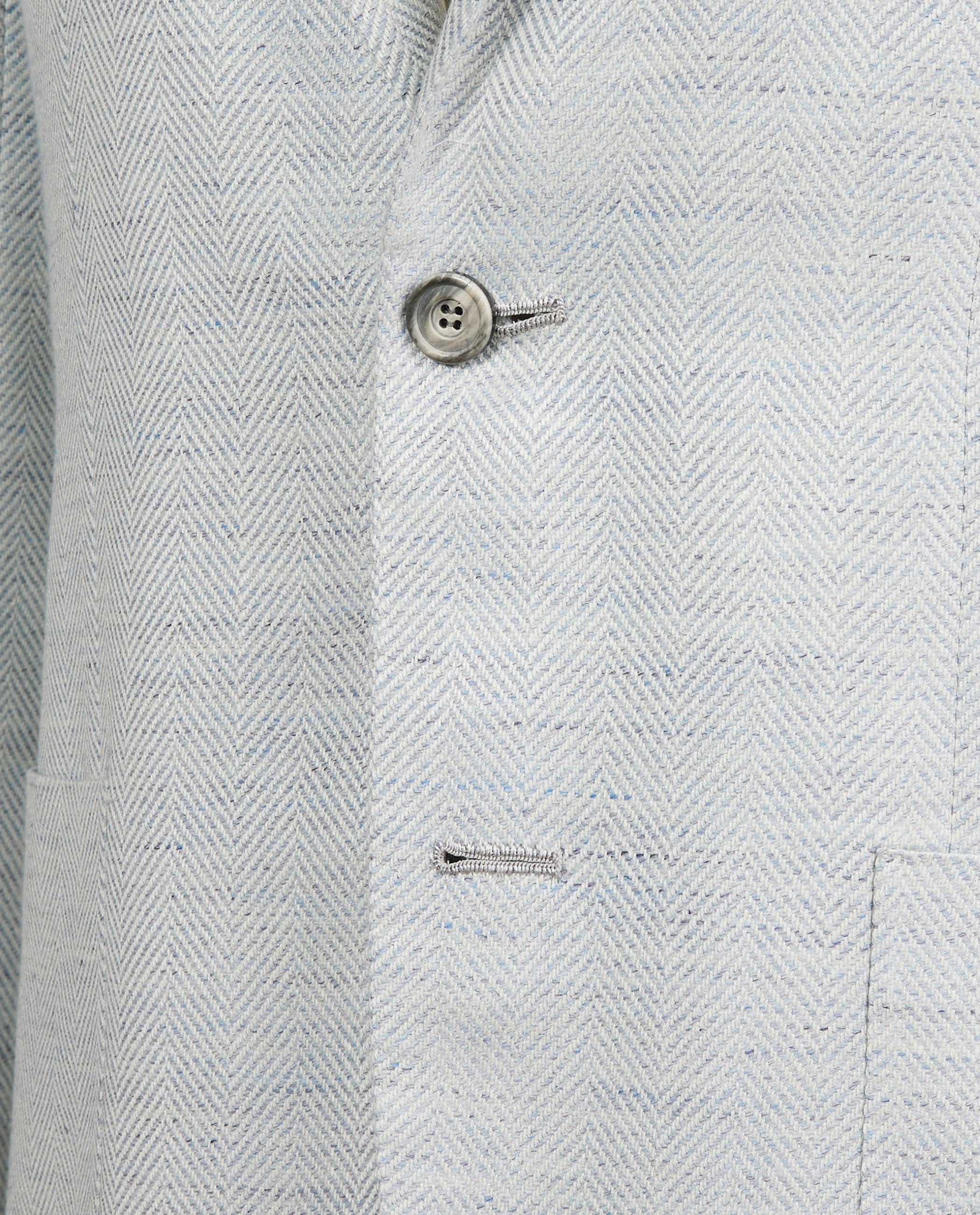 Visgraat Jasje - Lichtblauw