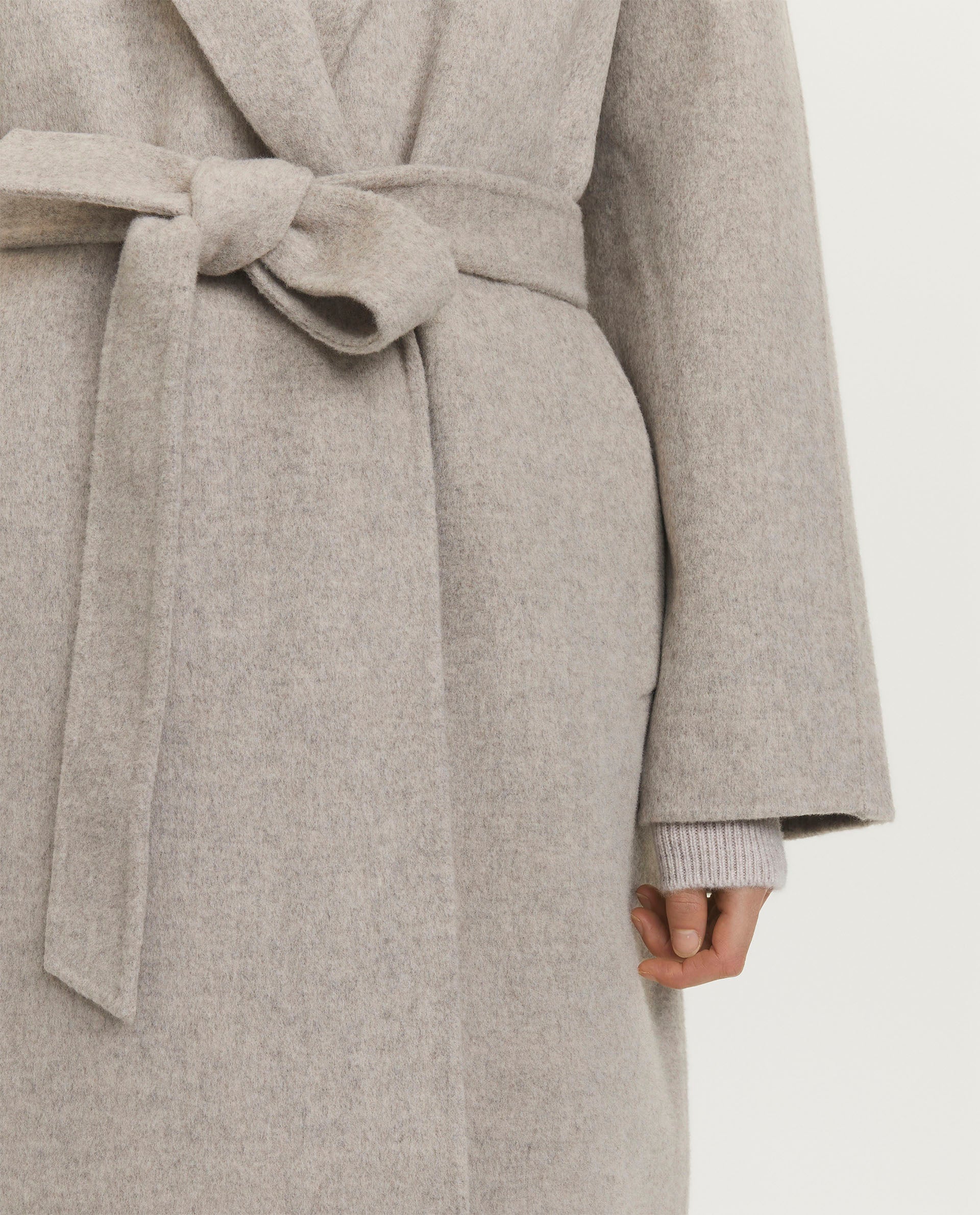 Wool-cashmere coat