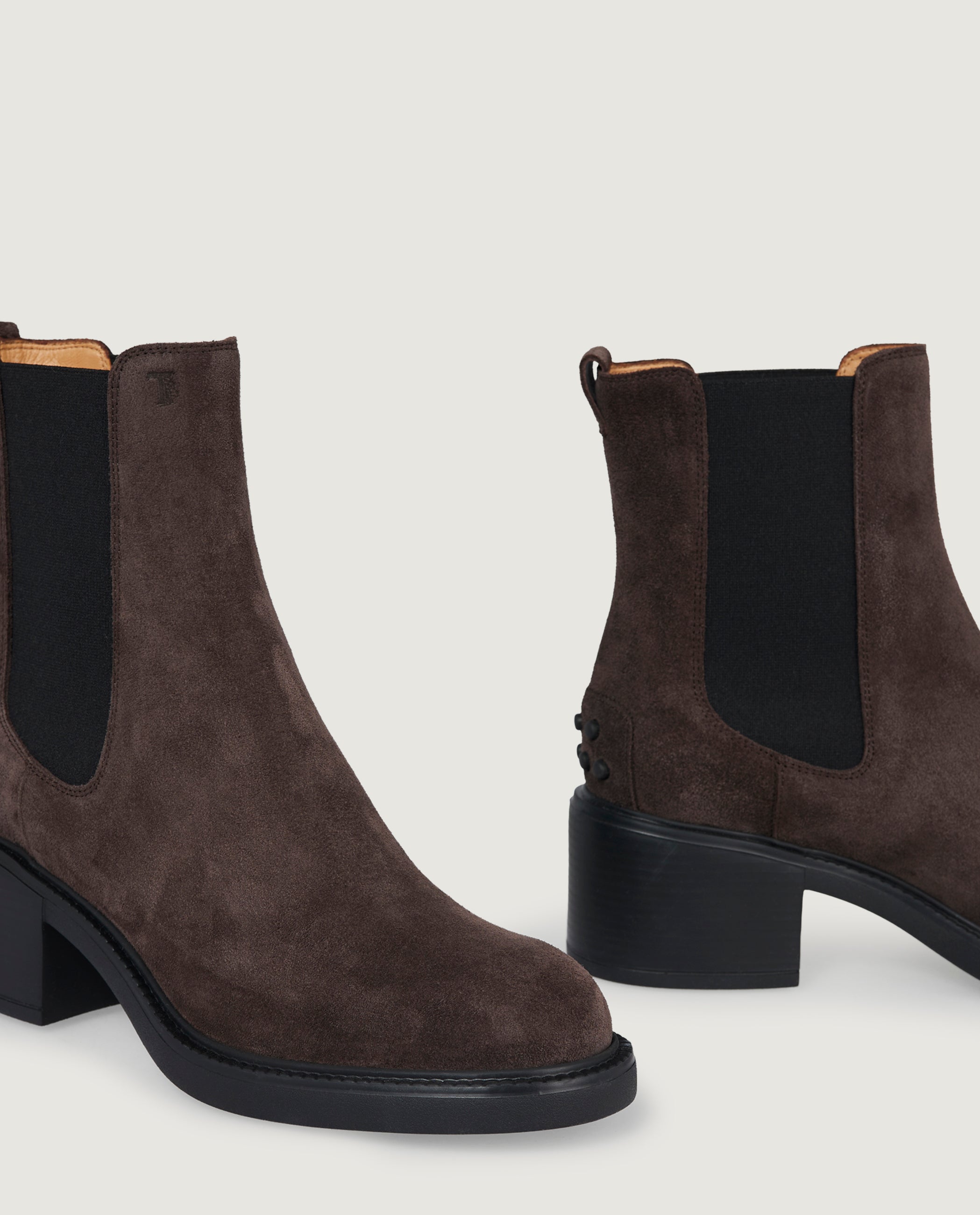 Suede Tronchetto Enkel Laarzen - Bruin