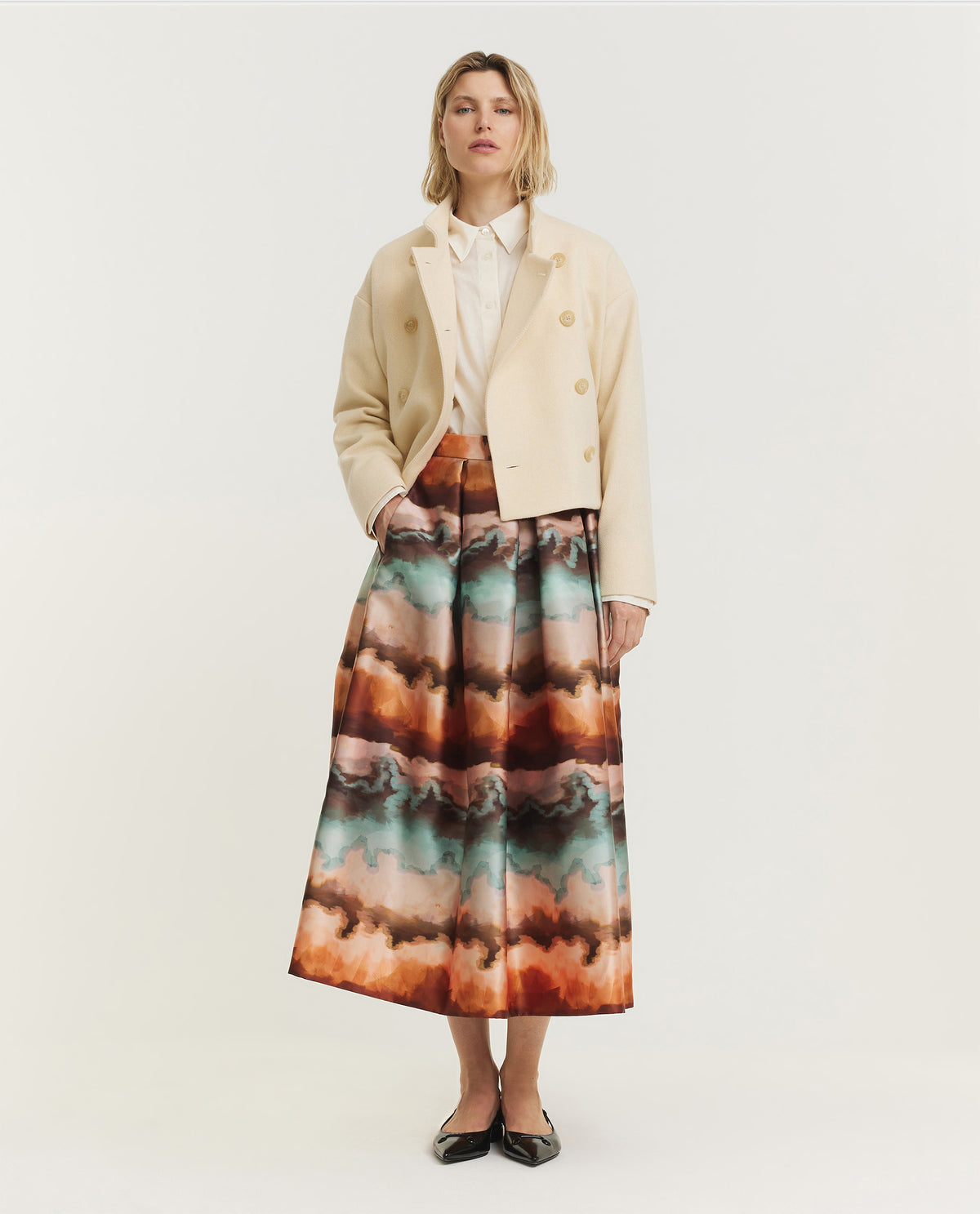 Wool Cashmere Peacoat