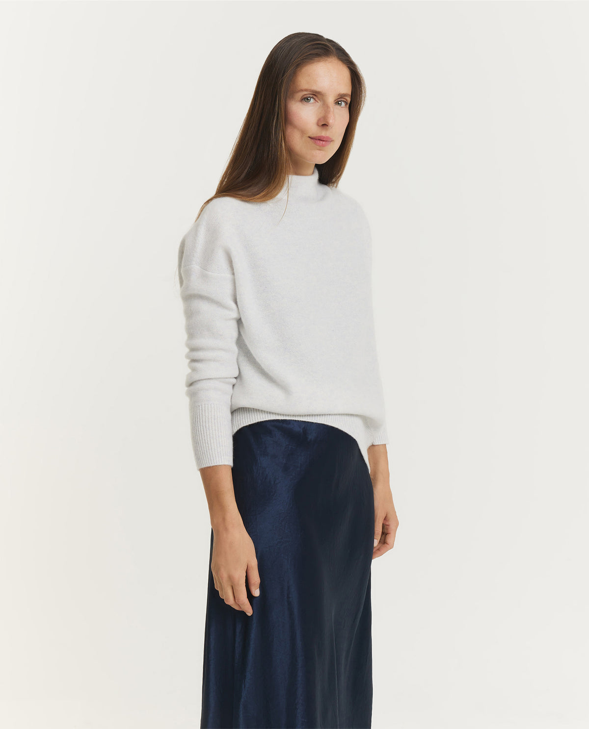 Plush Funnel Neck Pullover