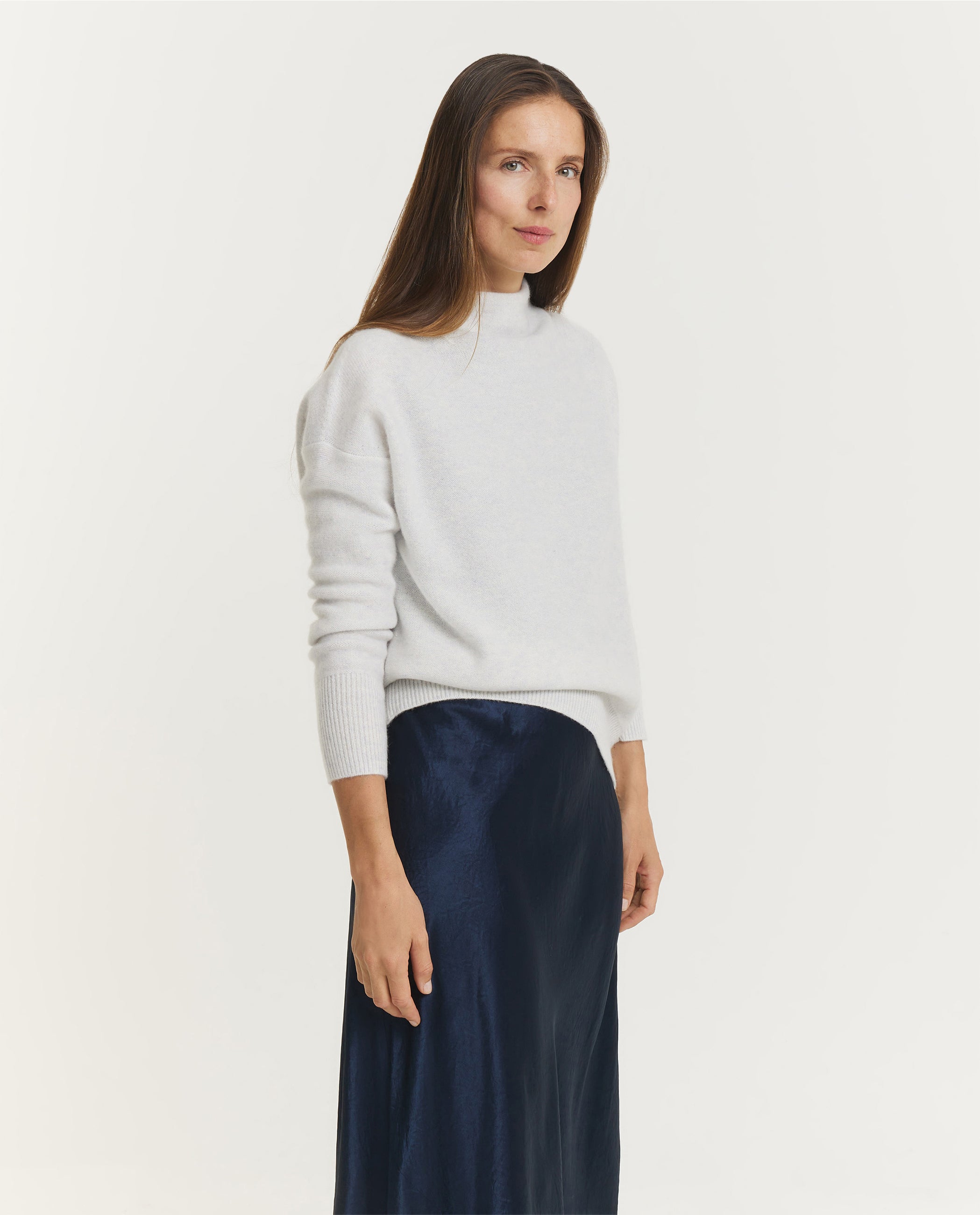 Plush Funnel Neck Pullover