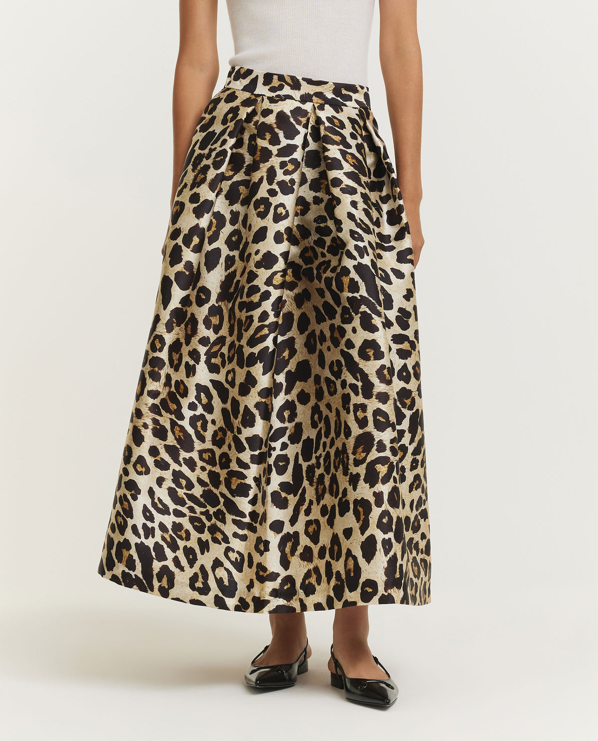 A-Line Midi Skirt