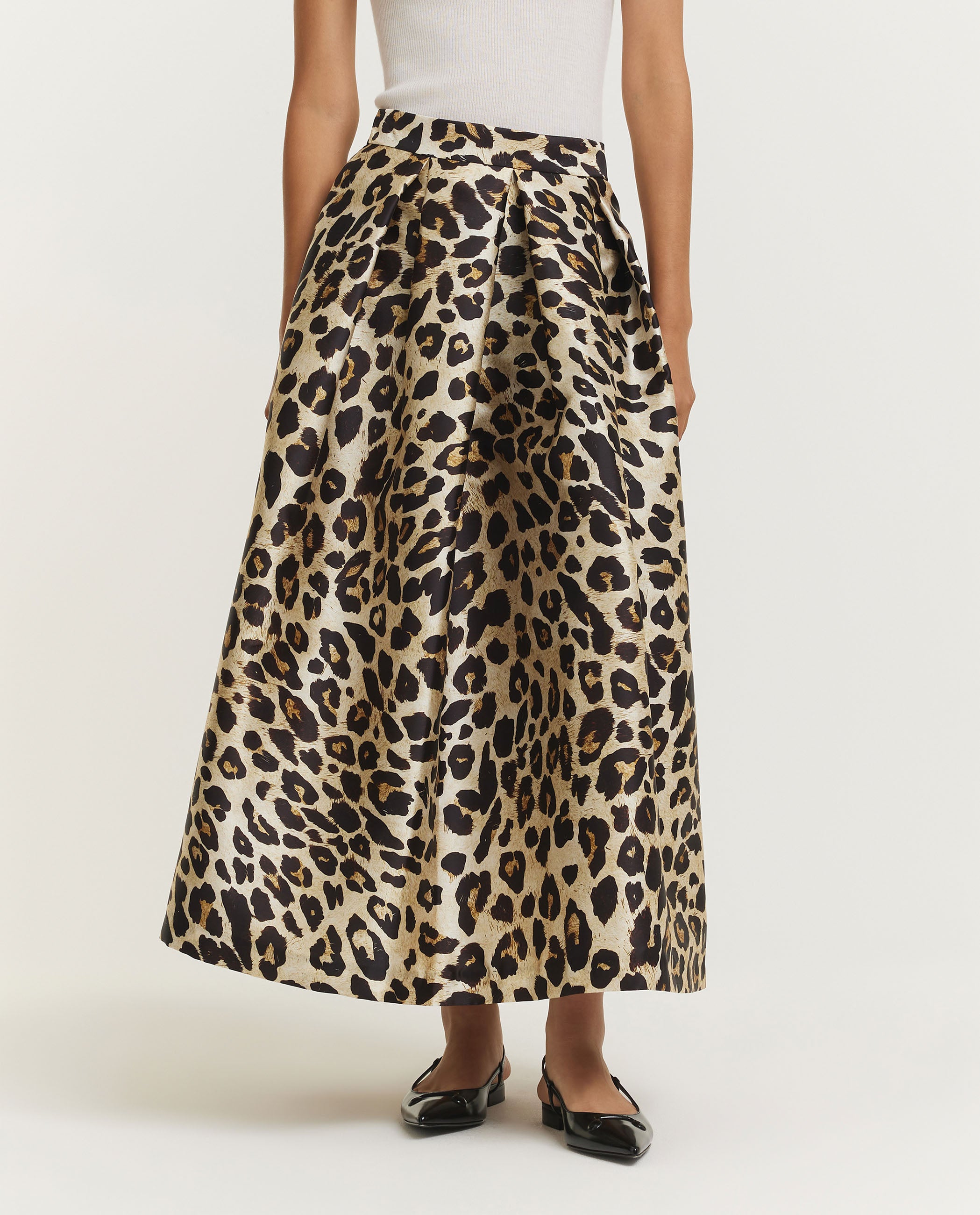 A-Line Midi Skirt