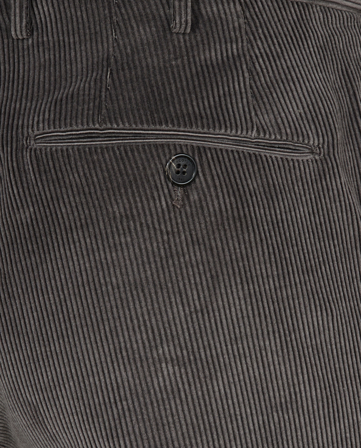 Luxe Rib Broek - Grijs