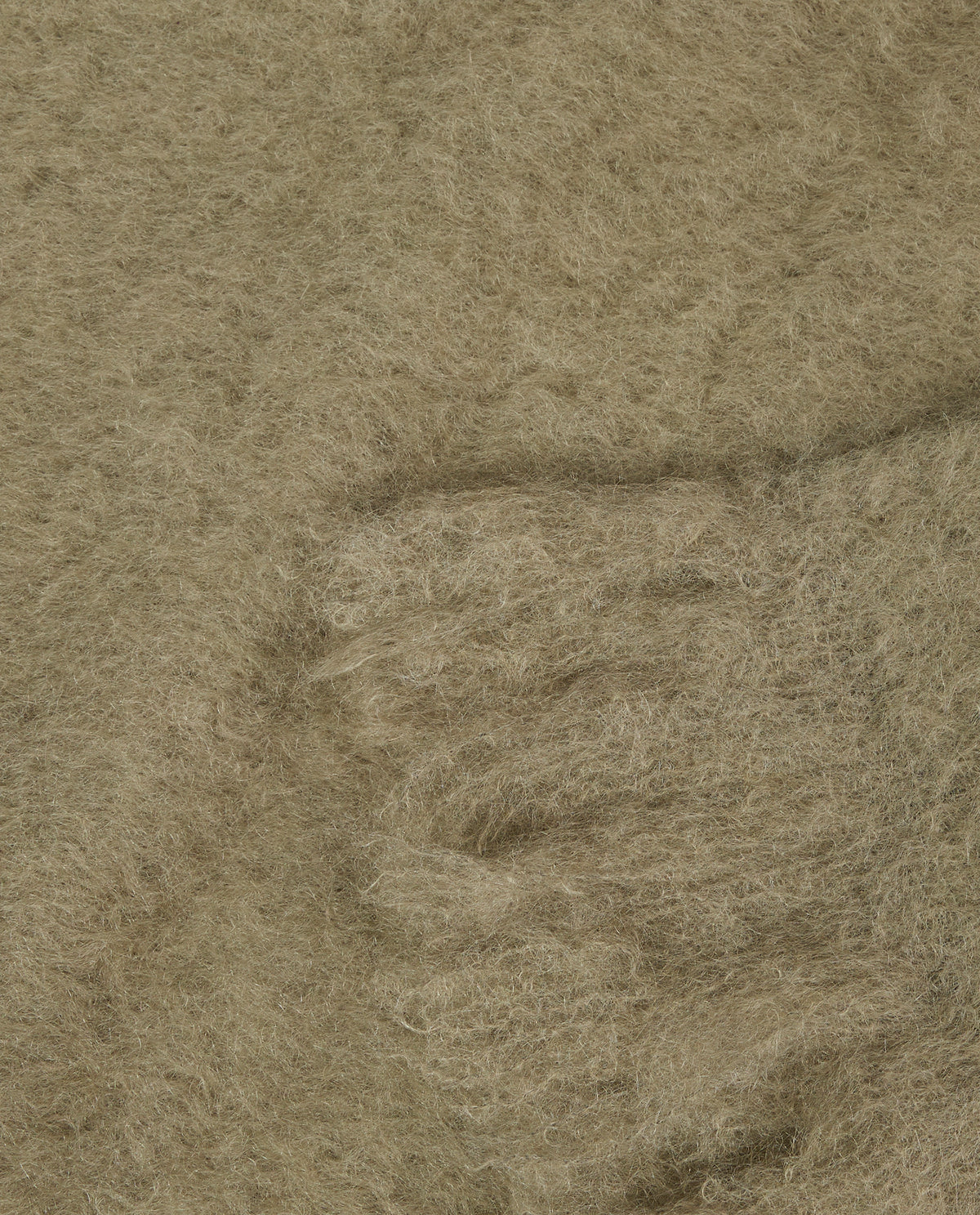 Mohair mix shawl - Groen