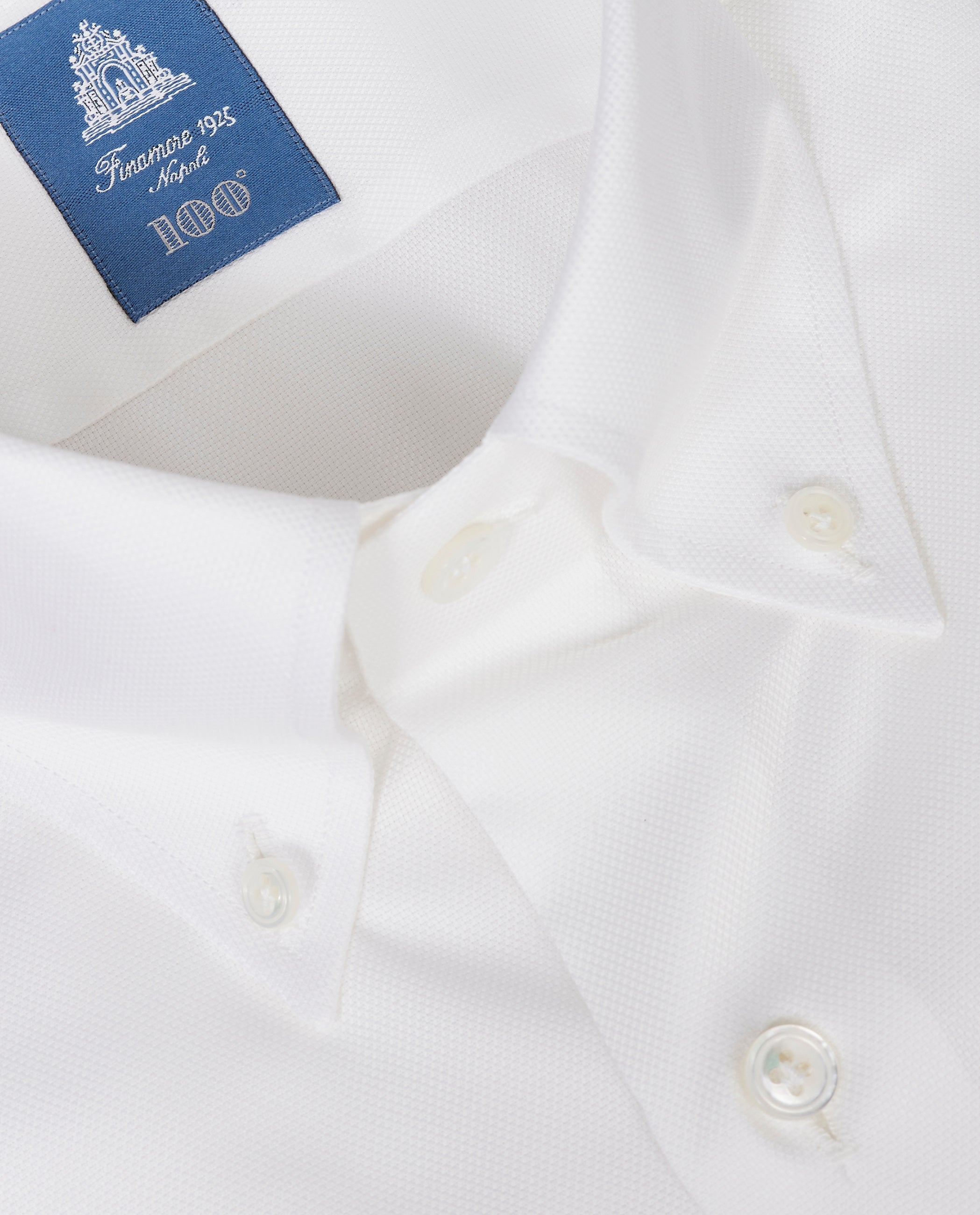 Oxford Buttondown Shirt - Wit