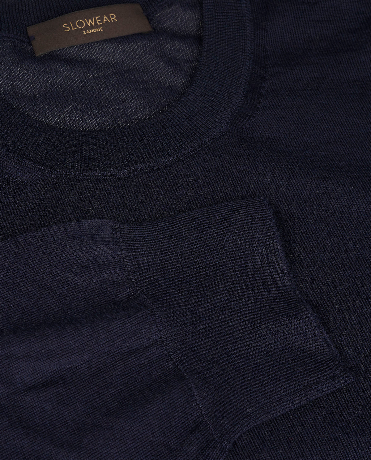 Cashmere Zijden Trui - Donkerblauw