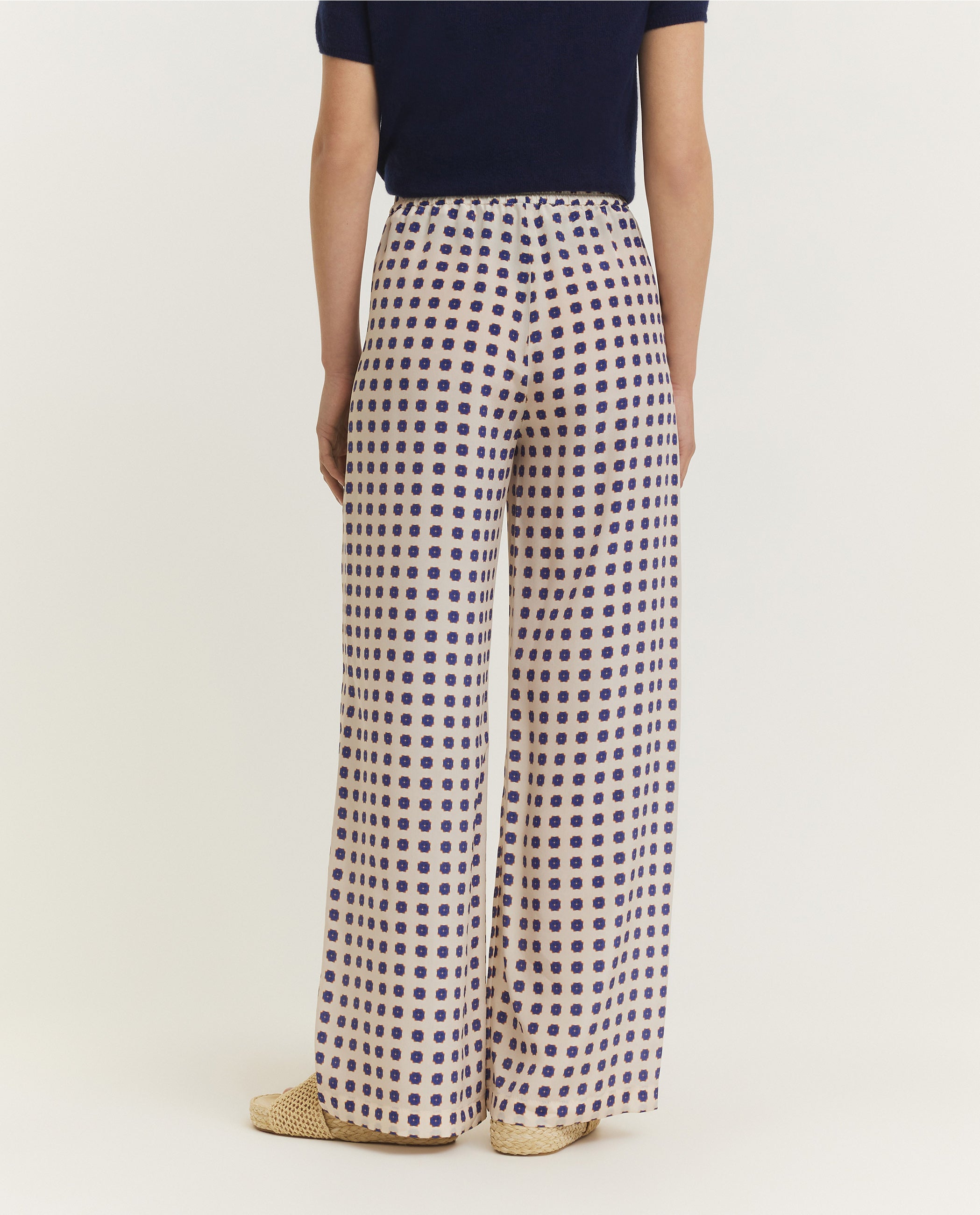 Silk Flower Trousers