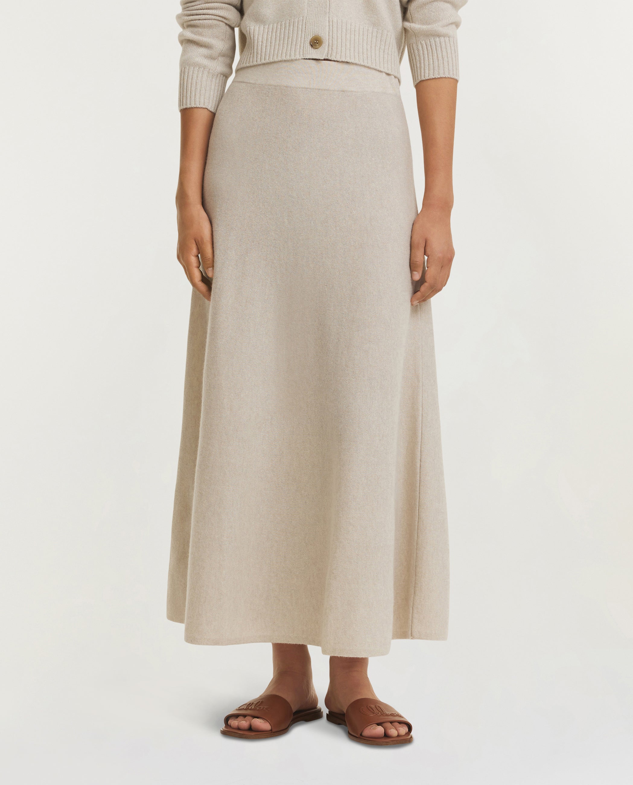 Cashmere Torie Rok - Ecru