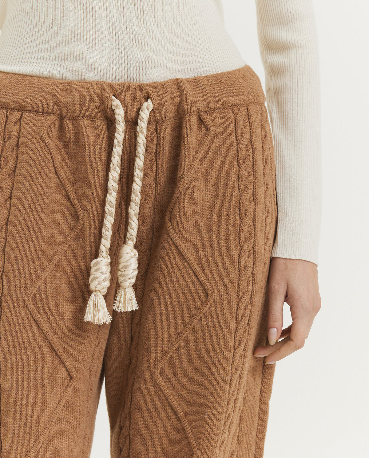 Essential Wool Cable Jogger