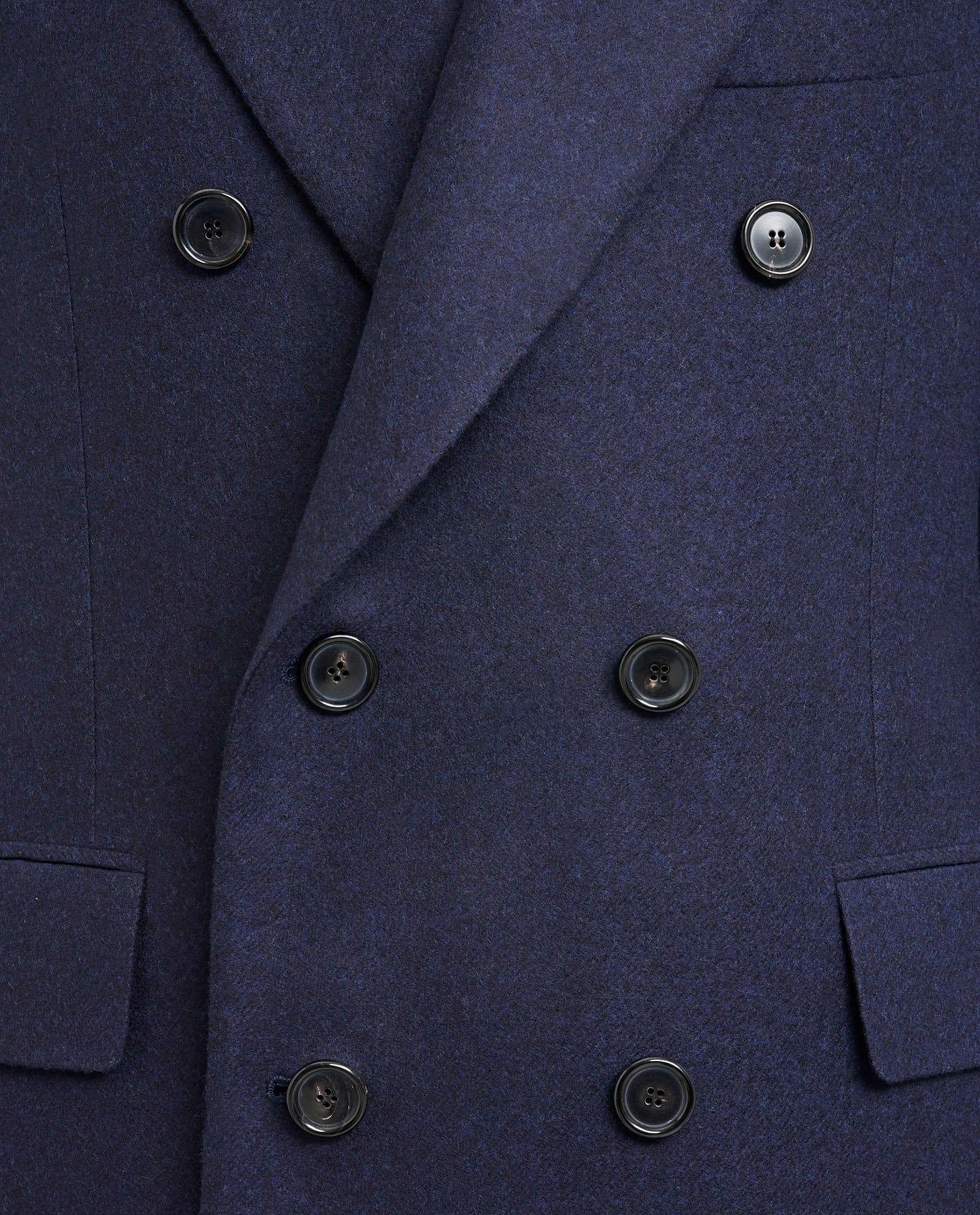 Zealander Wollen Overjas - Blauw