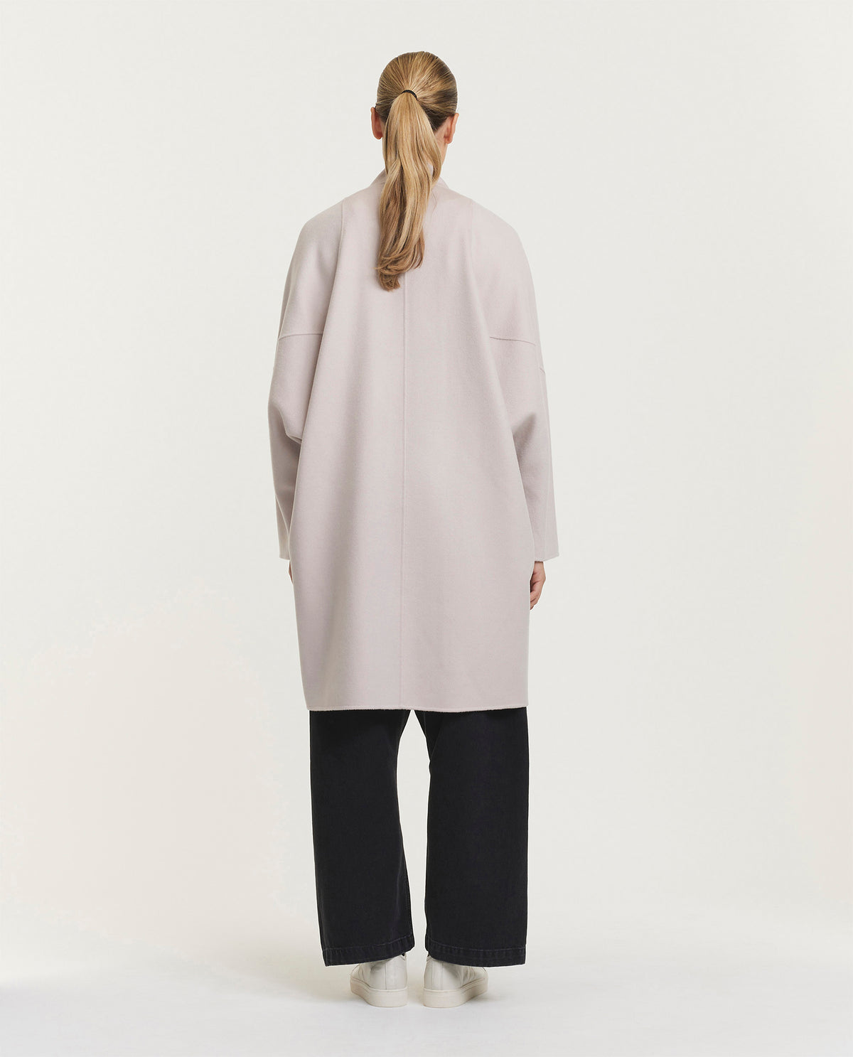 Double face cashmere coat