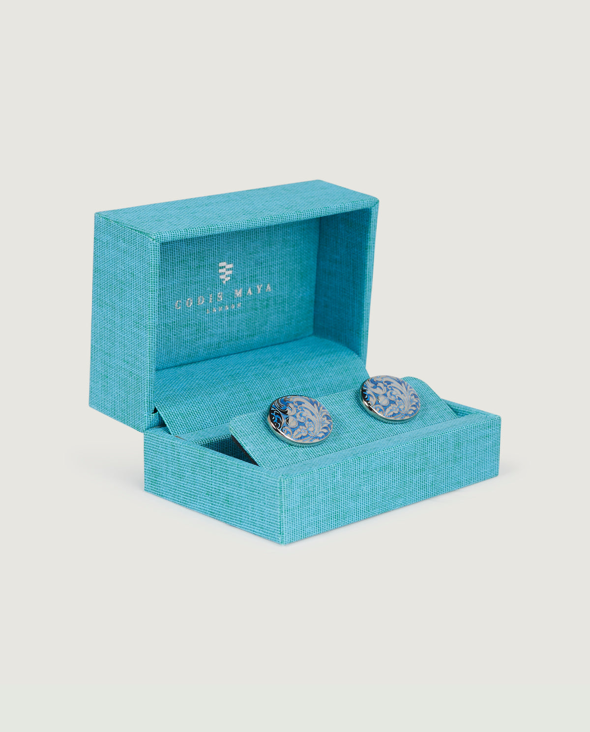 Bourbon Manchetknopen - Blauw