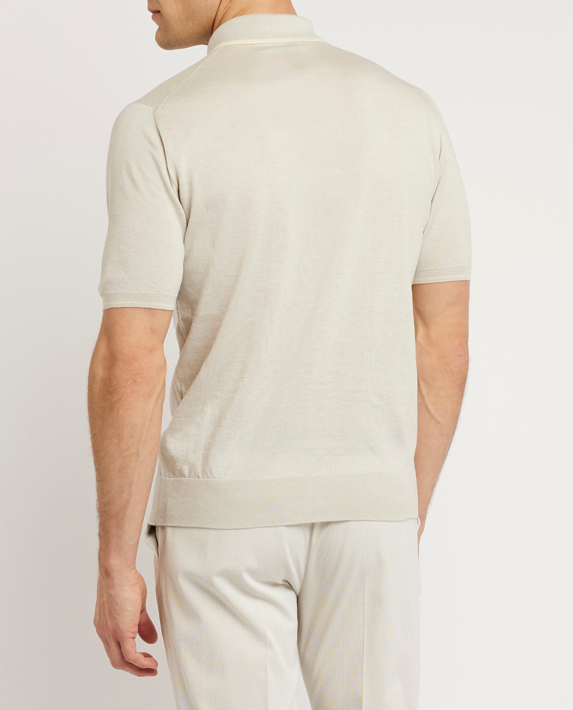 Cotton Cashmere Poloshirt