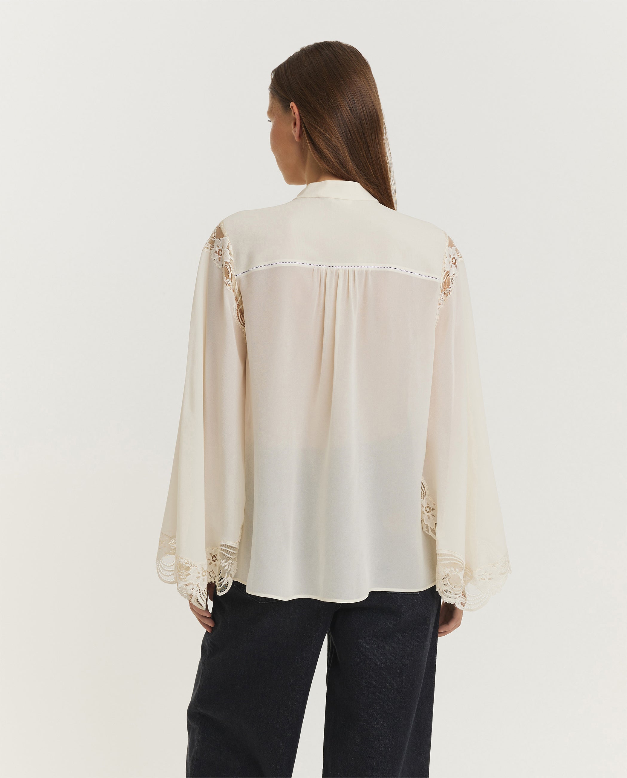 Fluid Silk Blouse