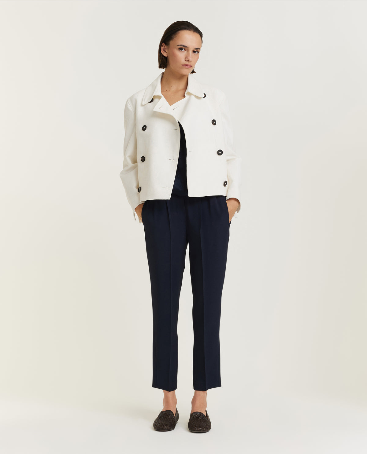 Rechte broek - Donkerblauw