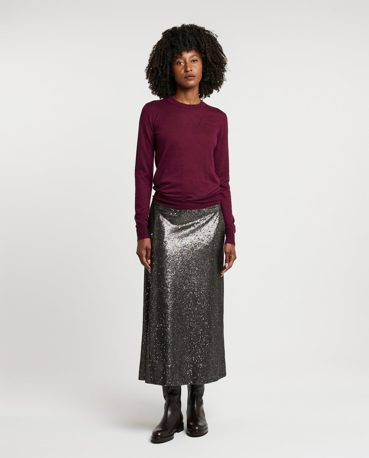 Sequin skirt