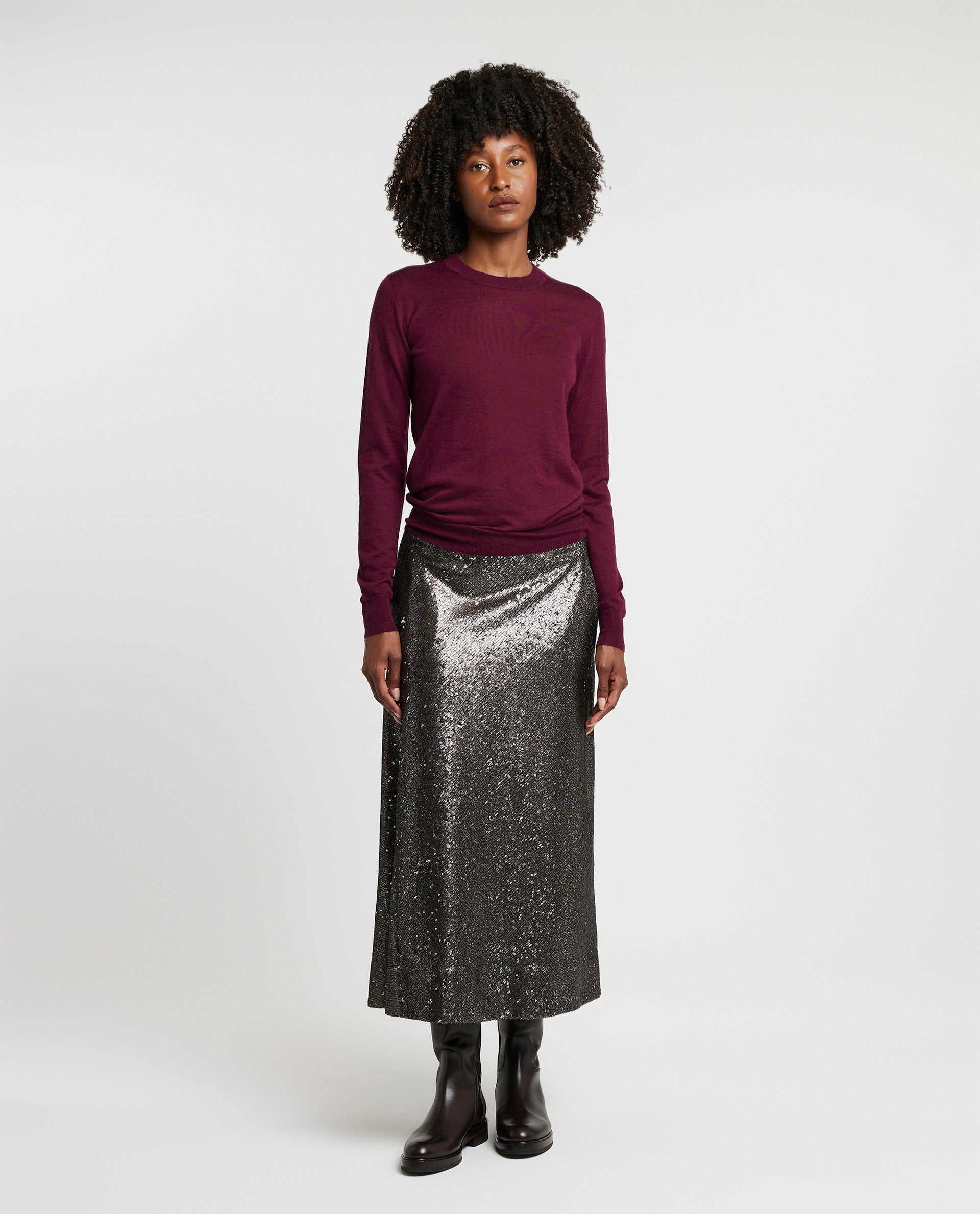Sequin skirt