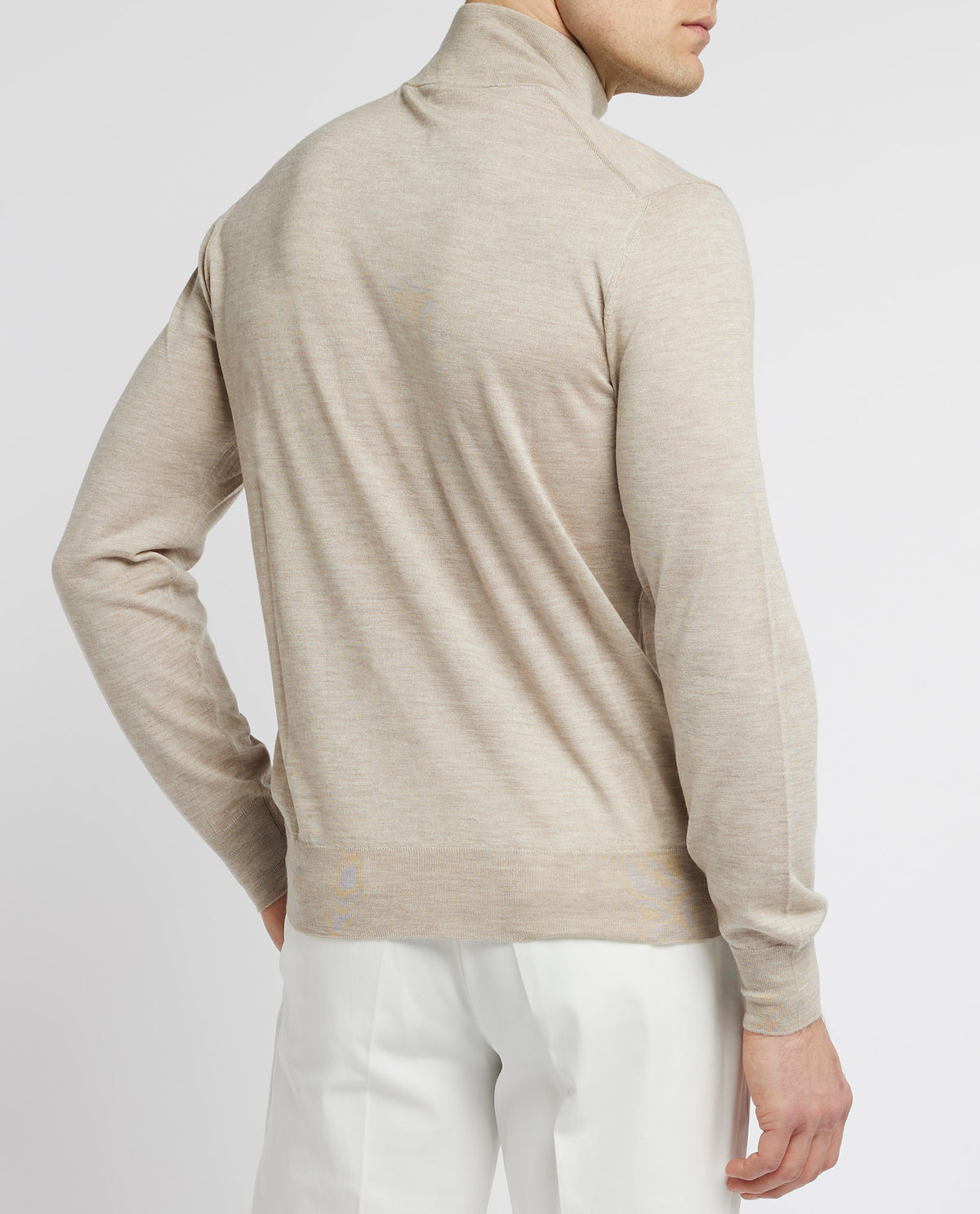 Zip Trui - Lichtbruin