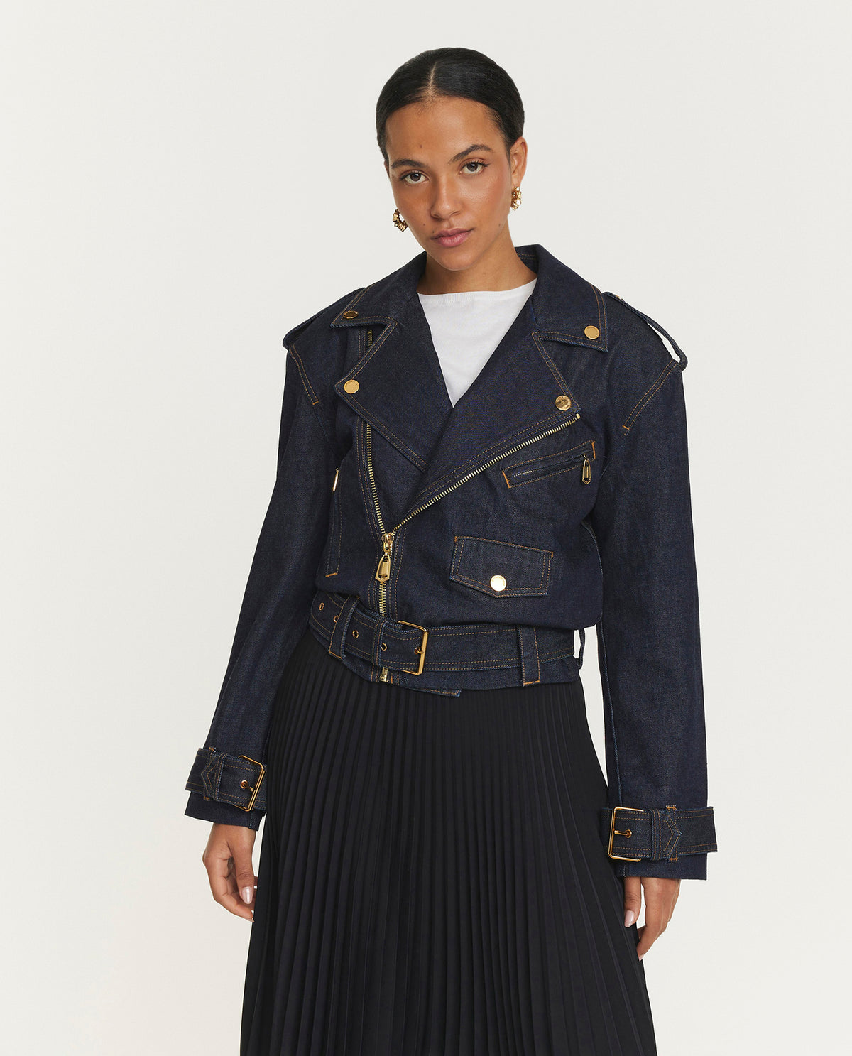 Denim jack - Donkerblauw