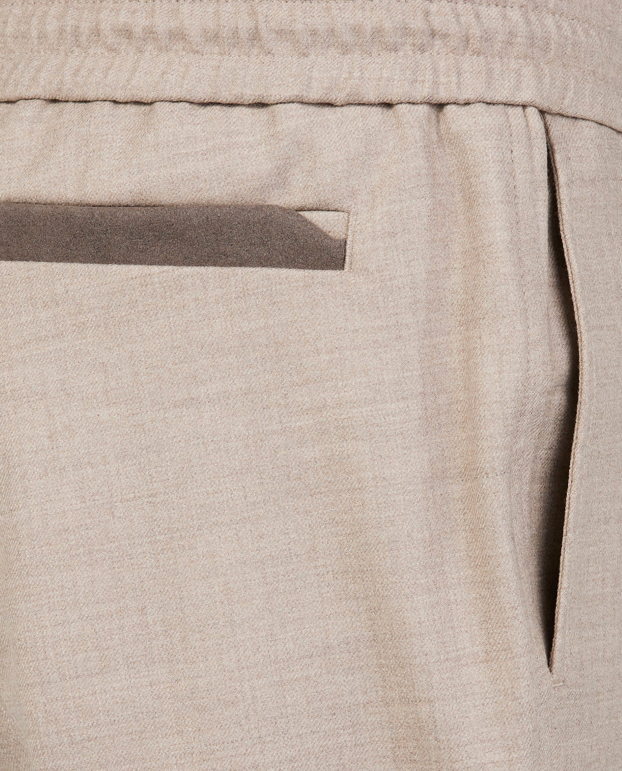 Flannel Jogger - Lichtbruin