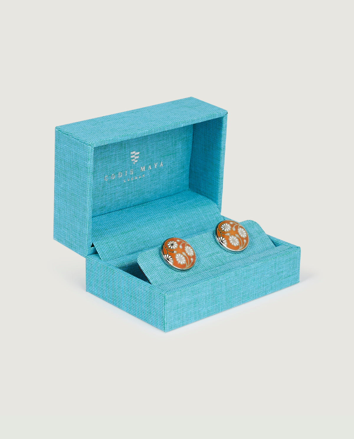 Daisy Manchetknopen - Oranje