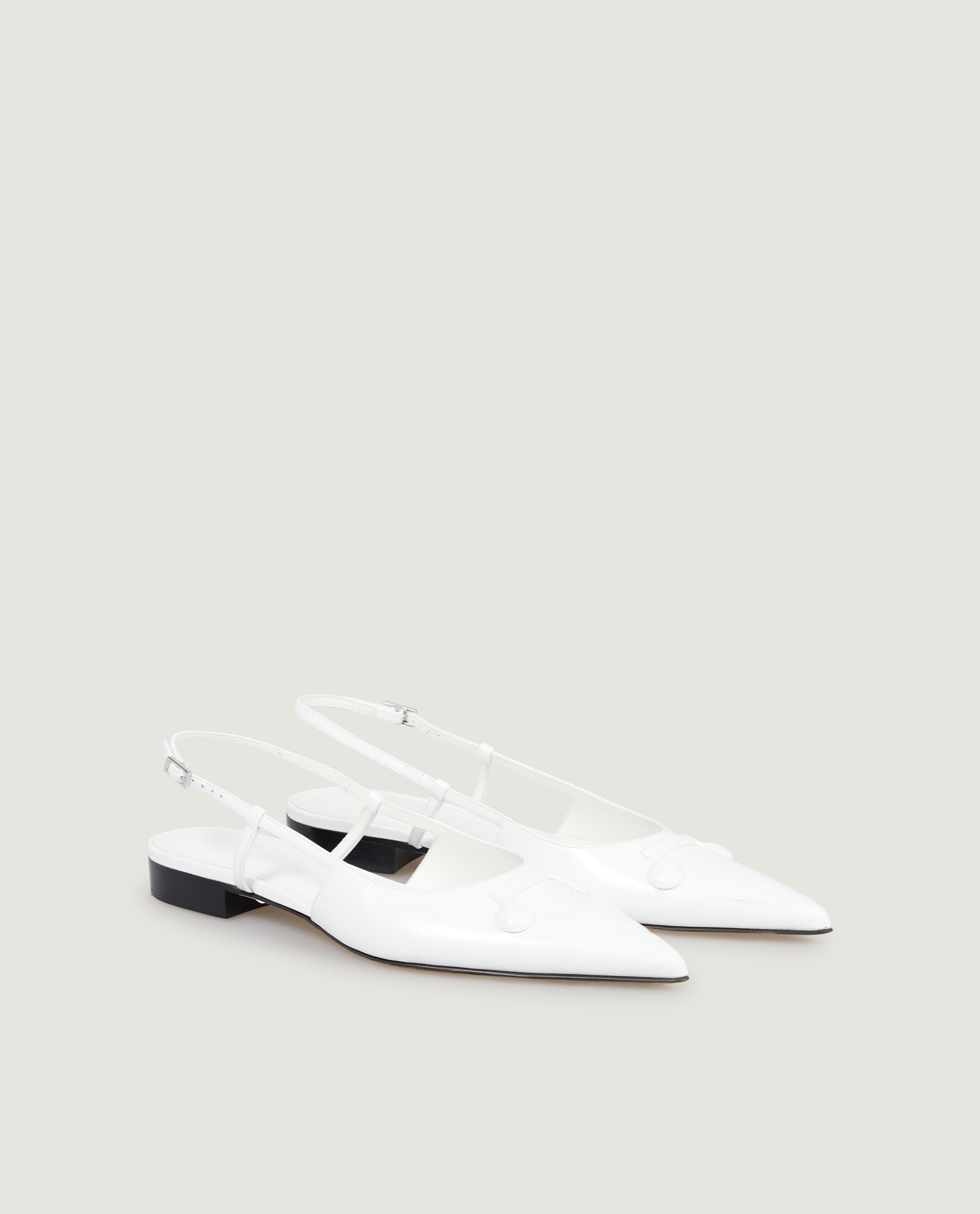 Trunkaroo Slingbacks - Wit