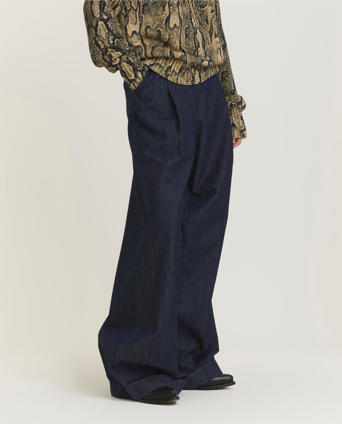 Pila Wijde Katoenen Broek - Blauw