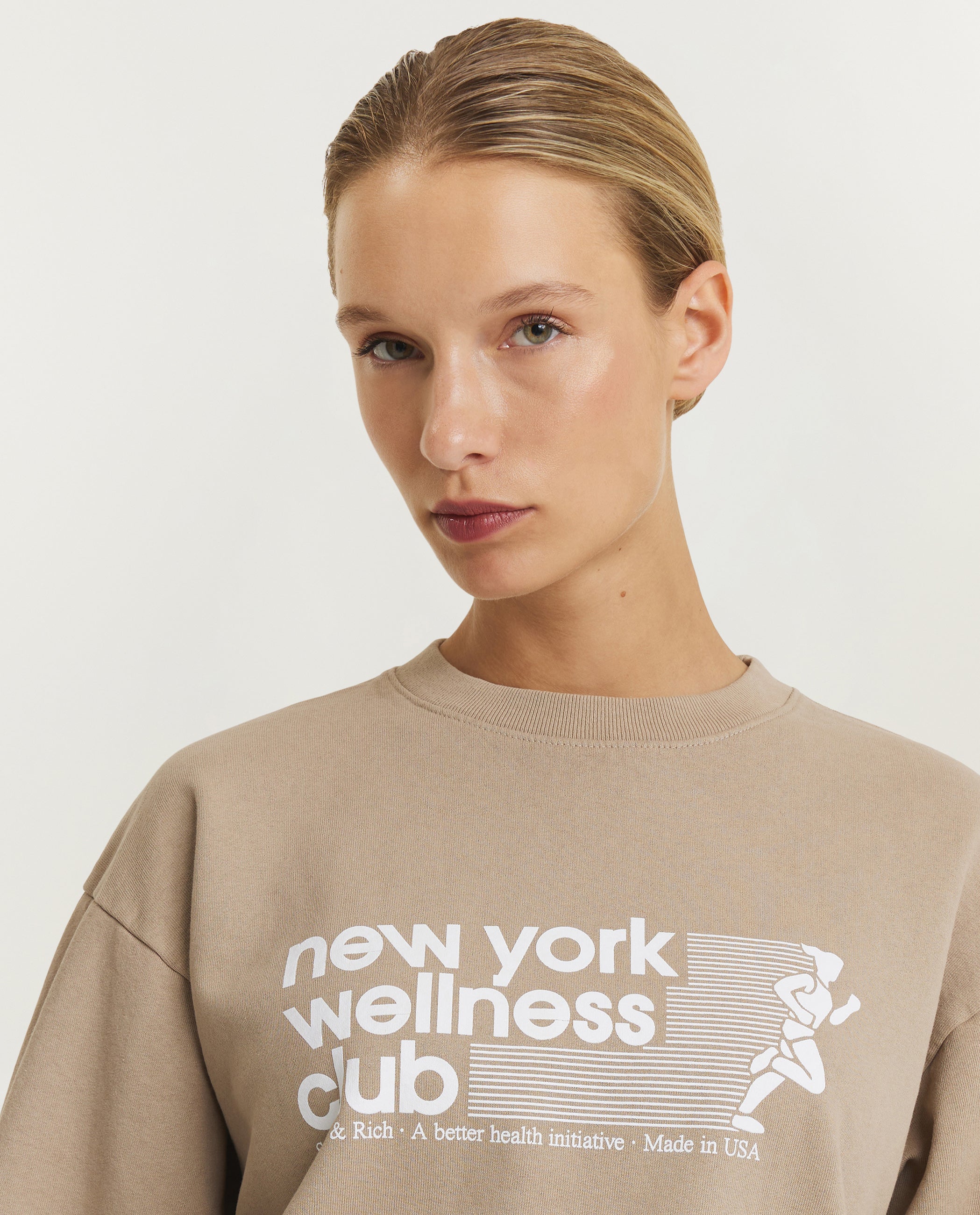 NY 94 Crewneck - Lichtbruin