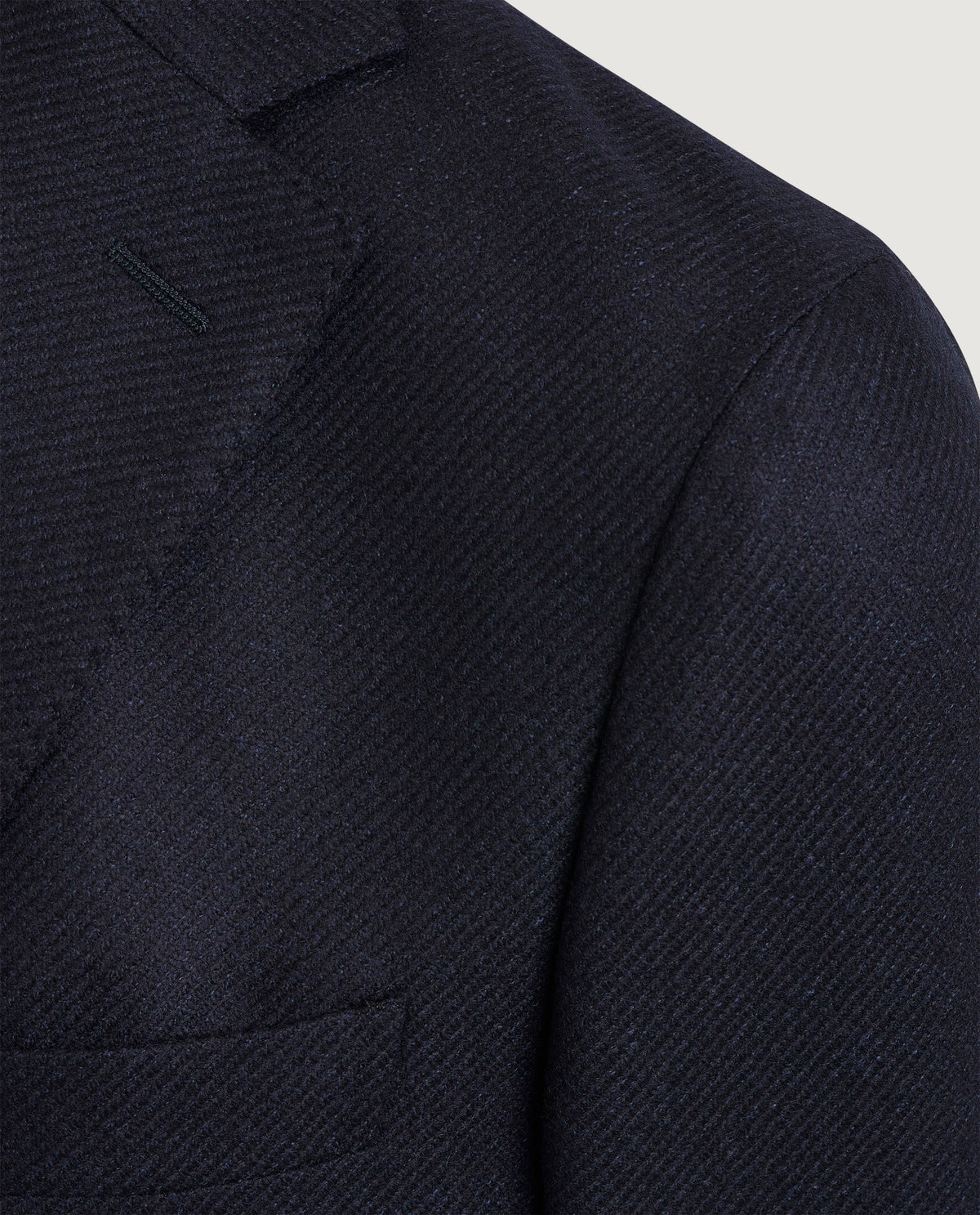 Tweed Wollen Jasje - Donkerblauw