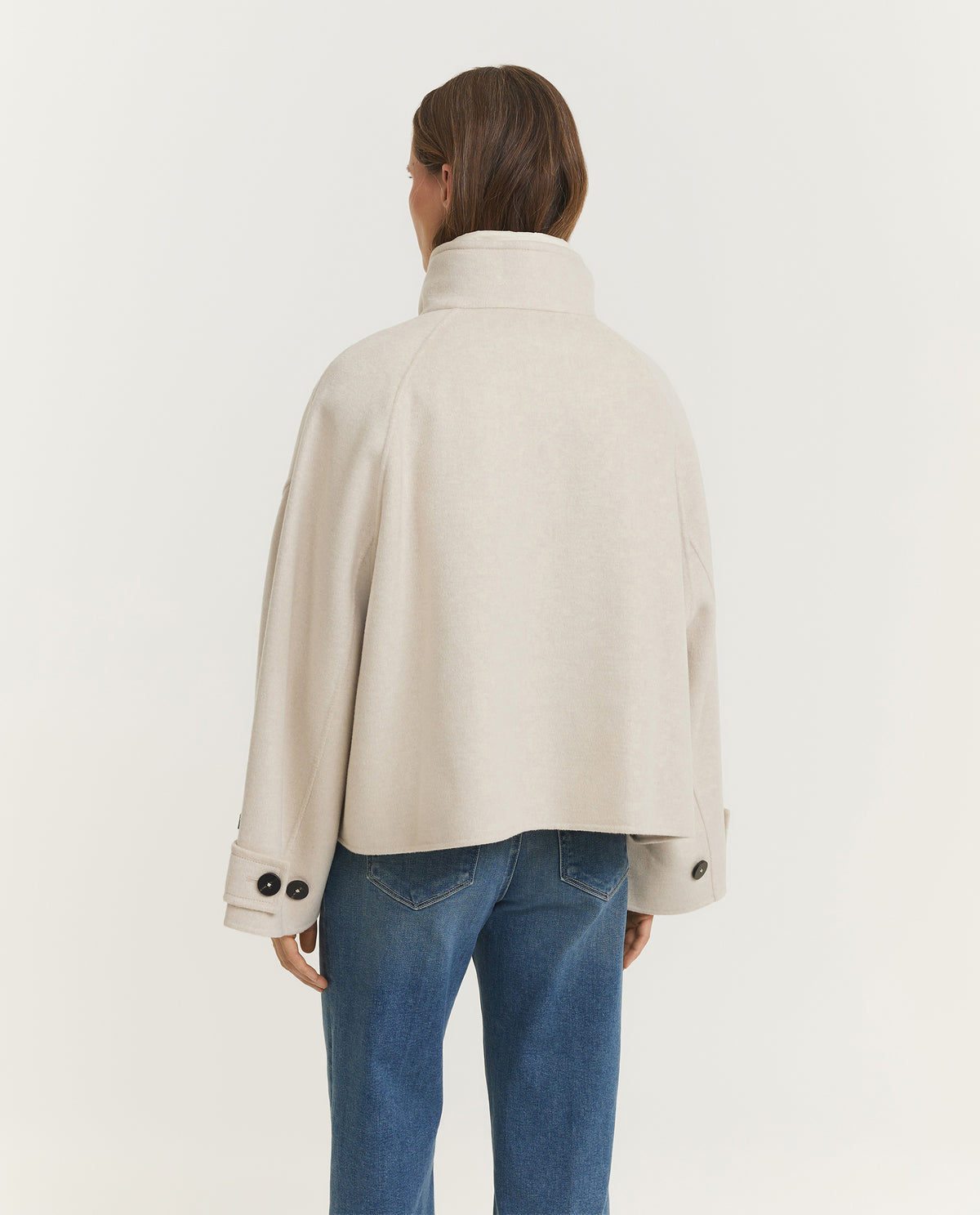 Wool Cashmere Raglan Jacket