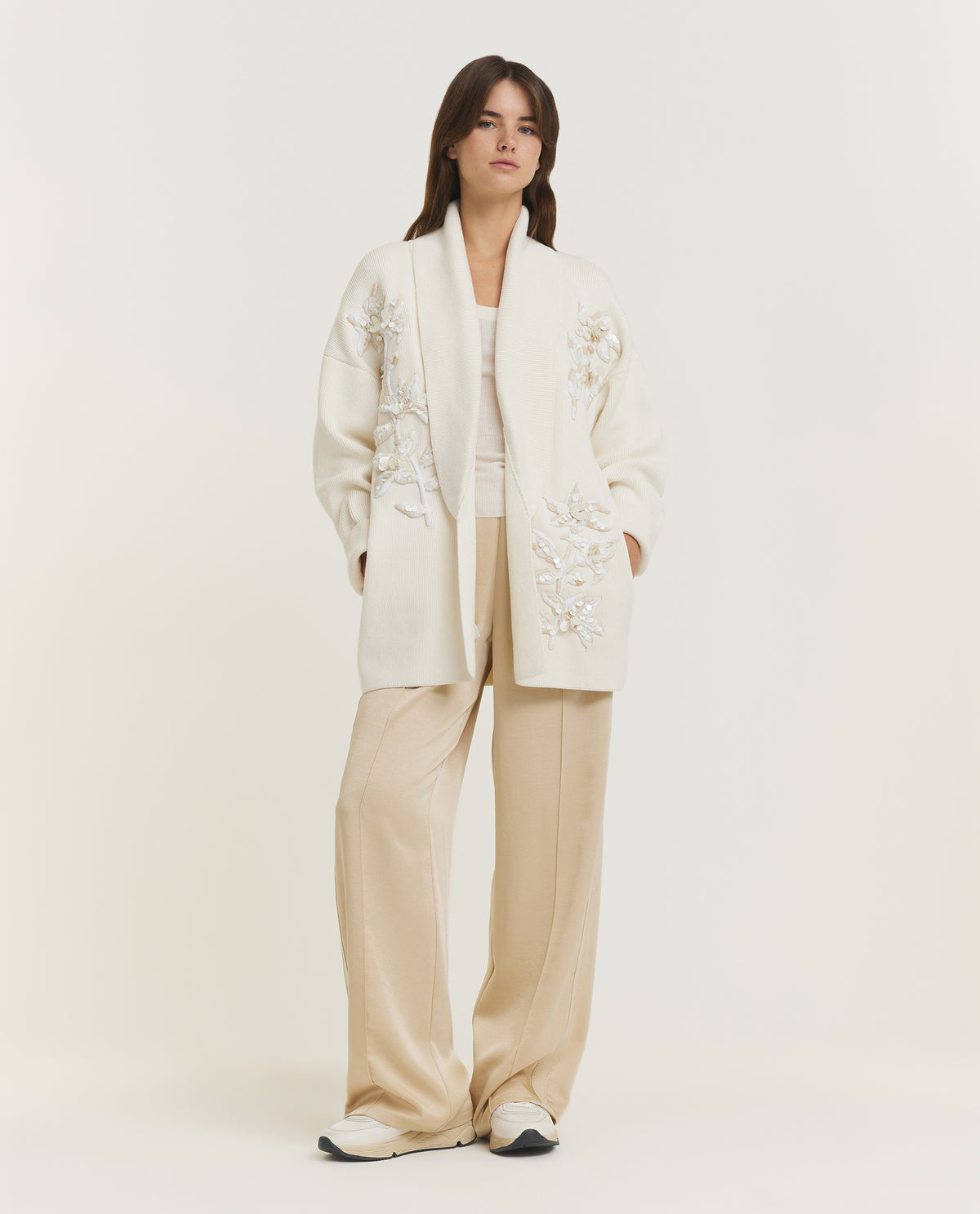 Cotton Floral Cardigan