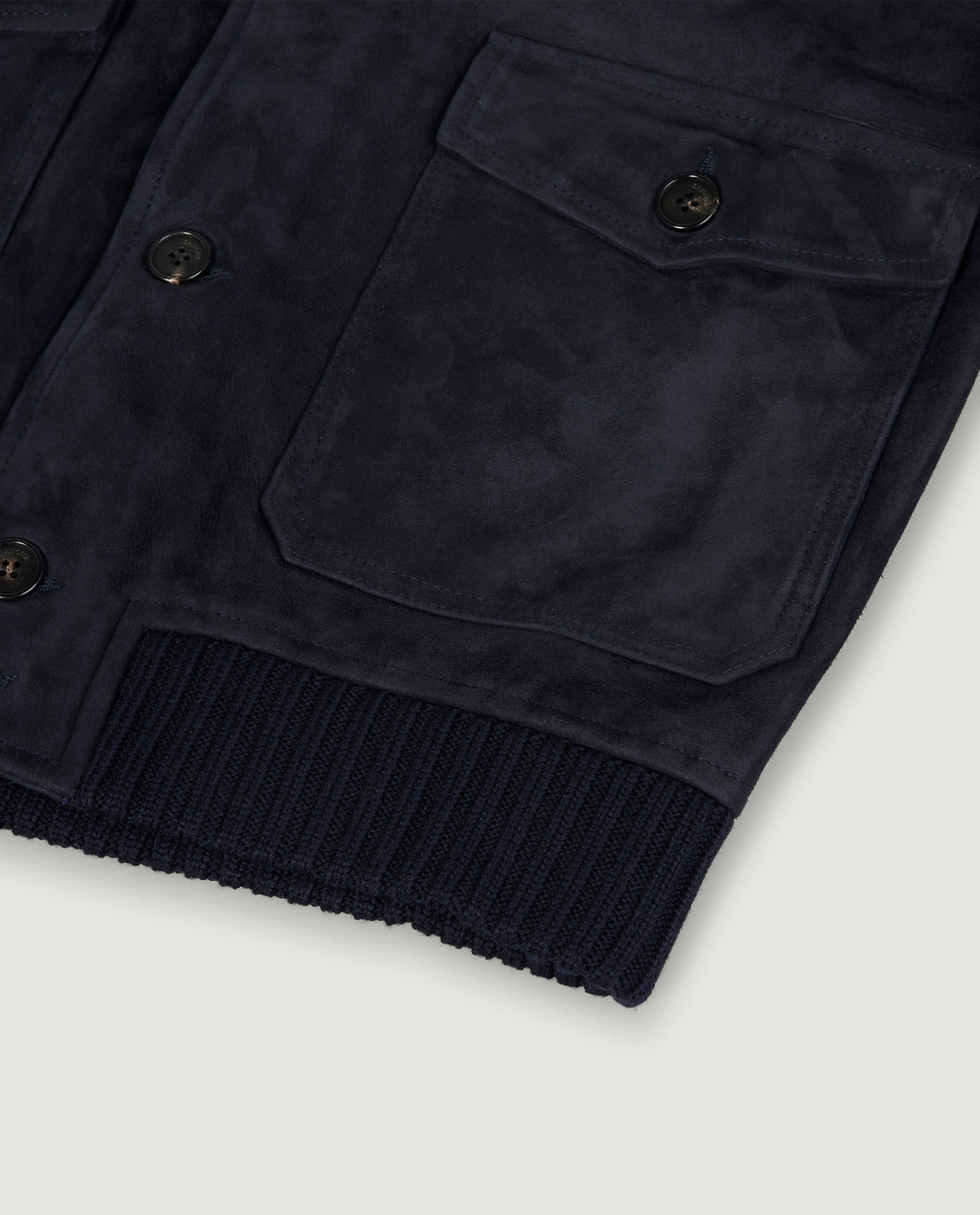Semi Suede Jack - Donkerblauw