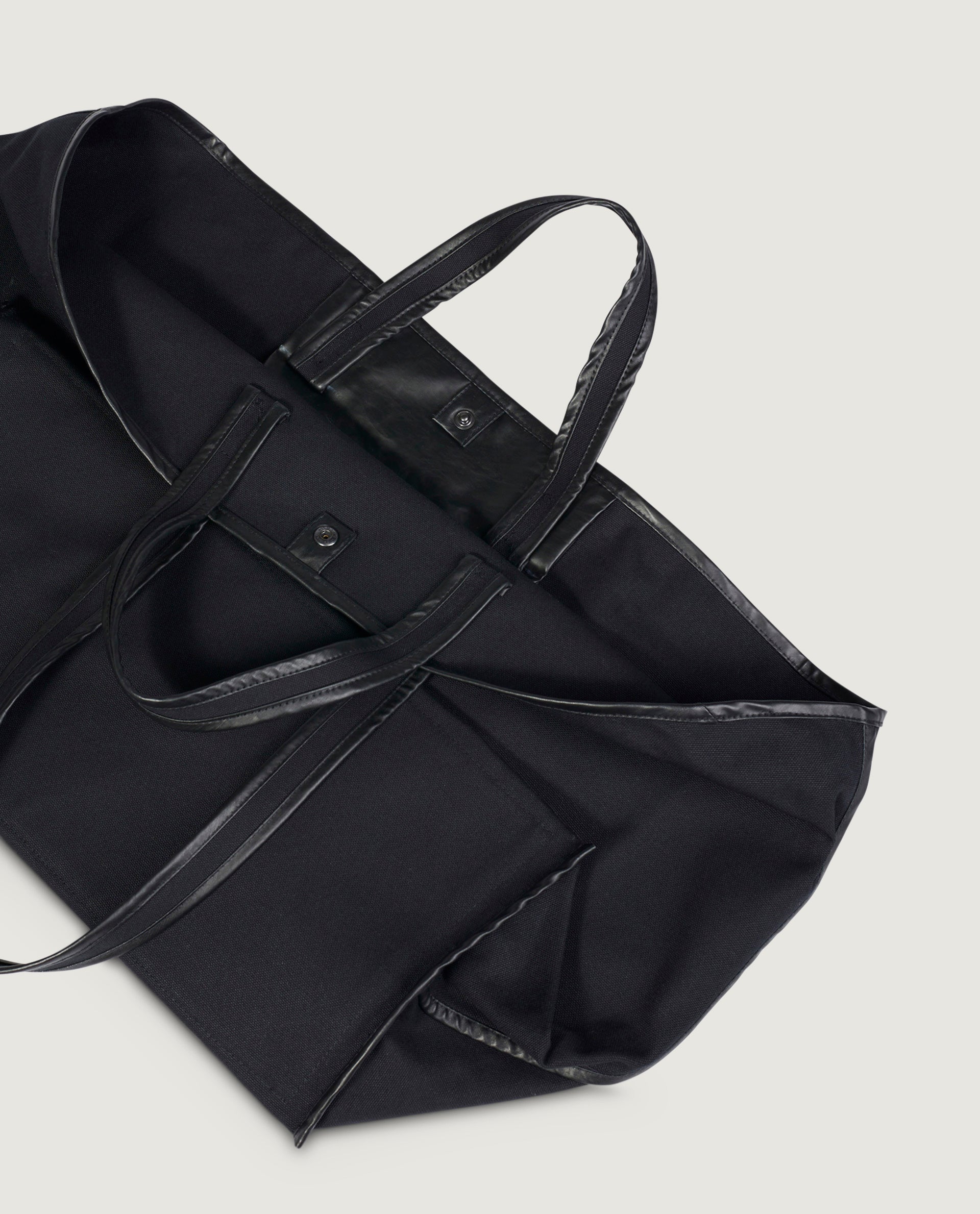 Canvas Shopper - Zwart