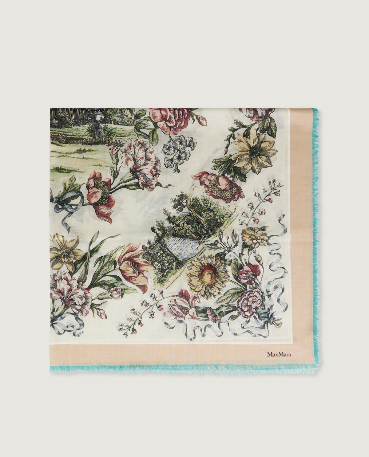 Zijden Frida Shawl - Ecru